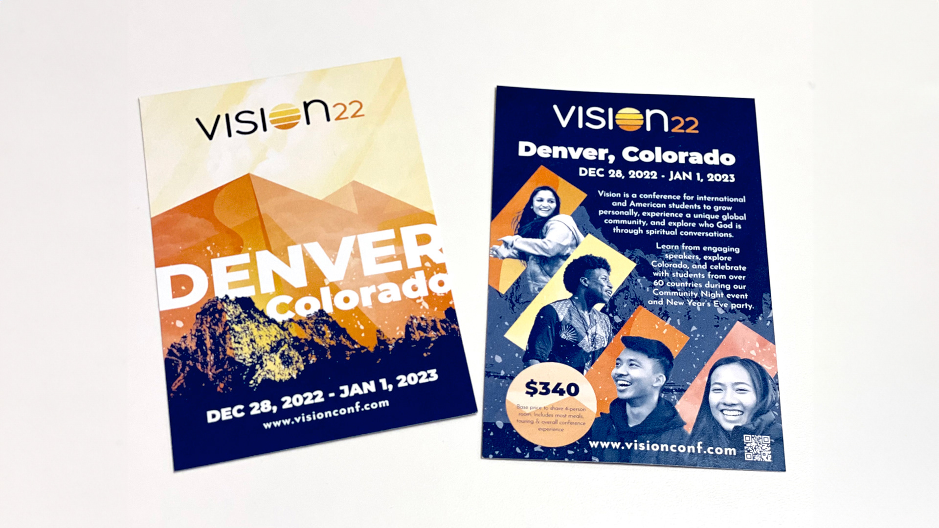 4x6" Conference Promo Card (front/back)