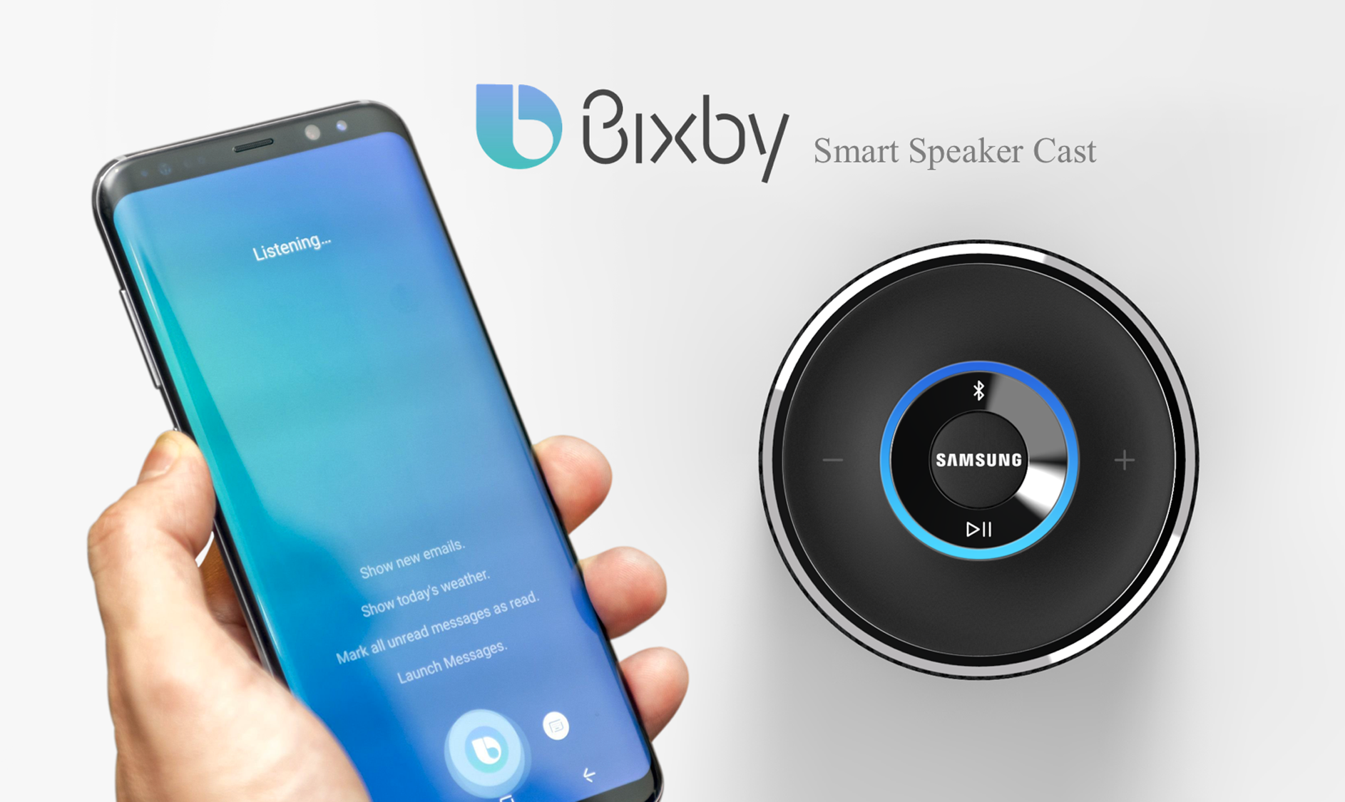 Utilizing the Bixby Smart Speaker Cast, our proposals aimed to enhance the speaker experience by introducing smart and interactive features.