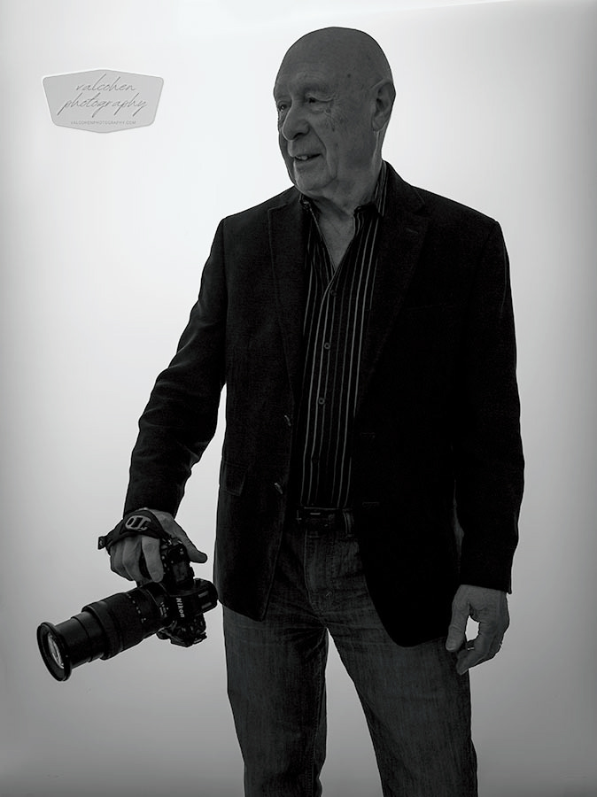 Portrait, Photographer, Camera, Suit, Male, Black & White