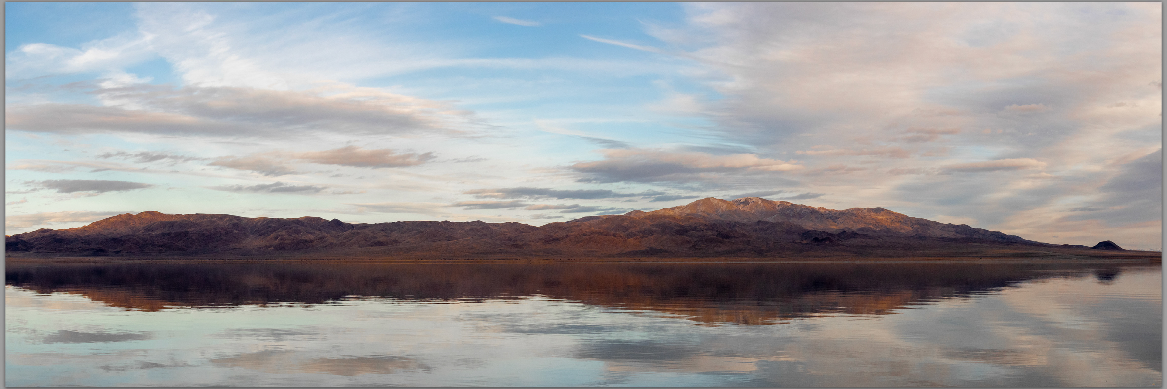Gillis Range Pano. Walker Lake, Great Basin Desert, NV, USA