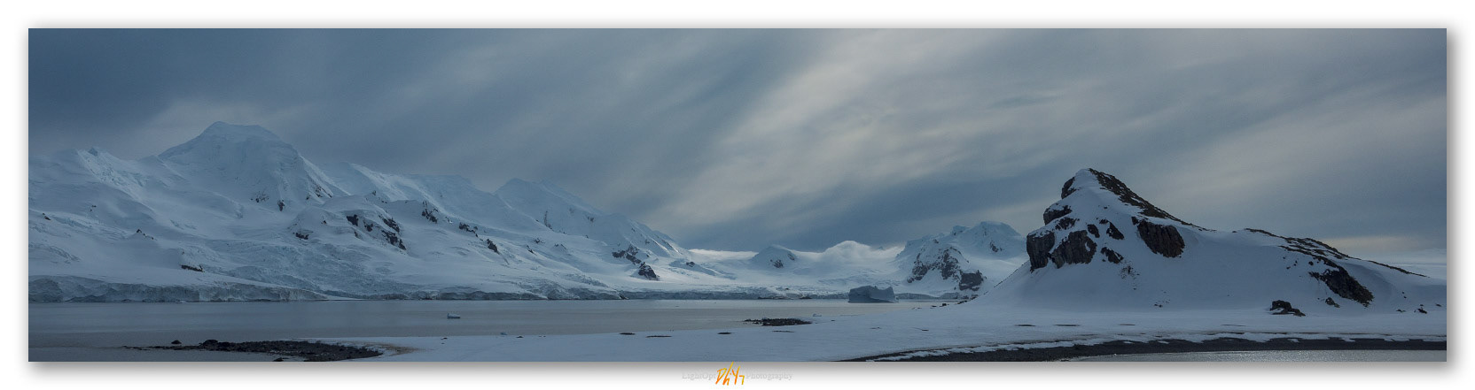 Closing the day. Half Moon Bay, South Shetland Islands, Antarctica