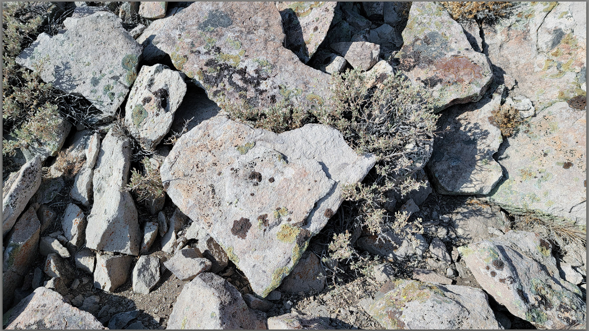 The guiding stones on Donnelly Peak, Nevada, Great Basin Desert, USA