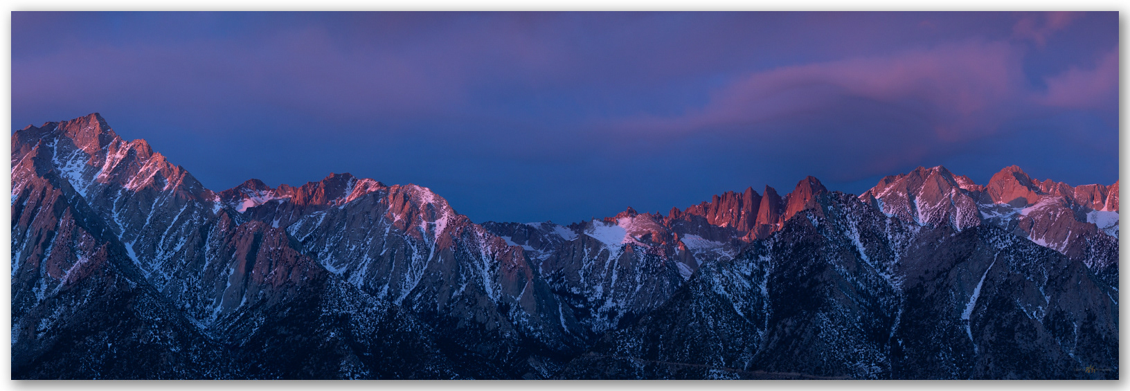 The glow that had to last. The photo before the pandemic, Range of Light, Eastern Sierra, CA, USA