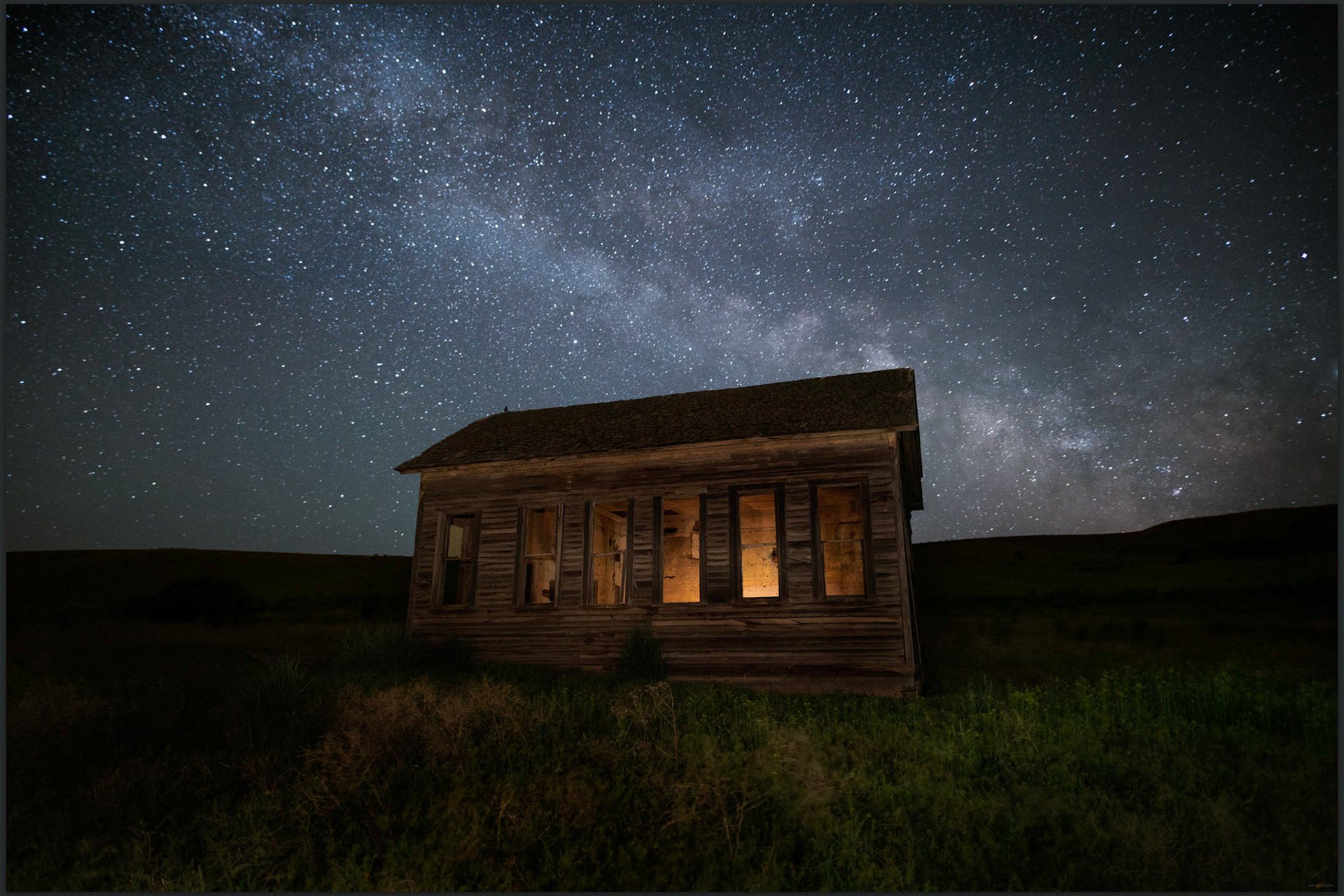Owl School. The experience often outdoes the imagery, Palouse, WA, USA