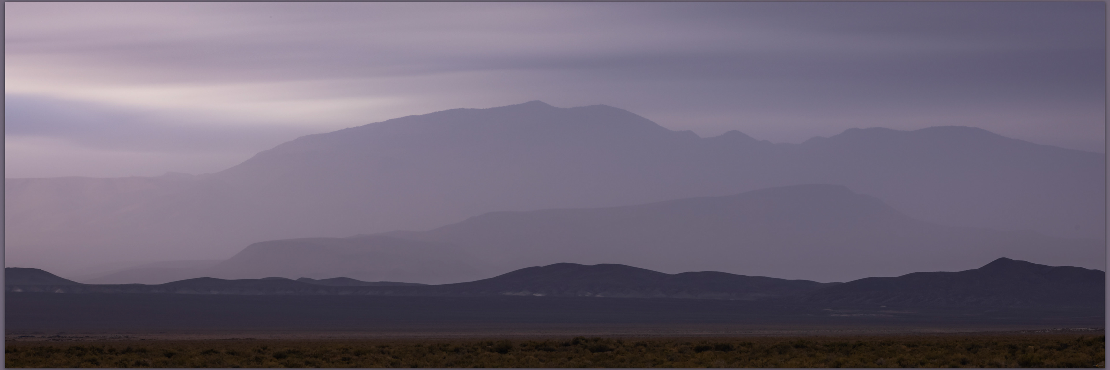 Dust at dawn, Gabbs Valley, Great Basin Desert, NV, USA