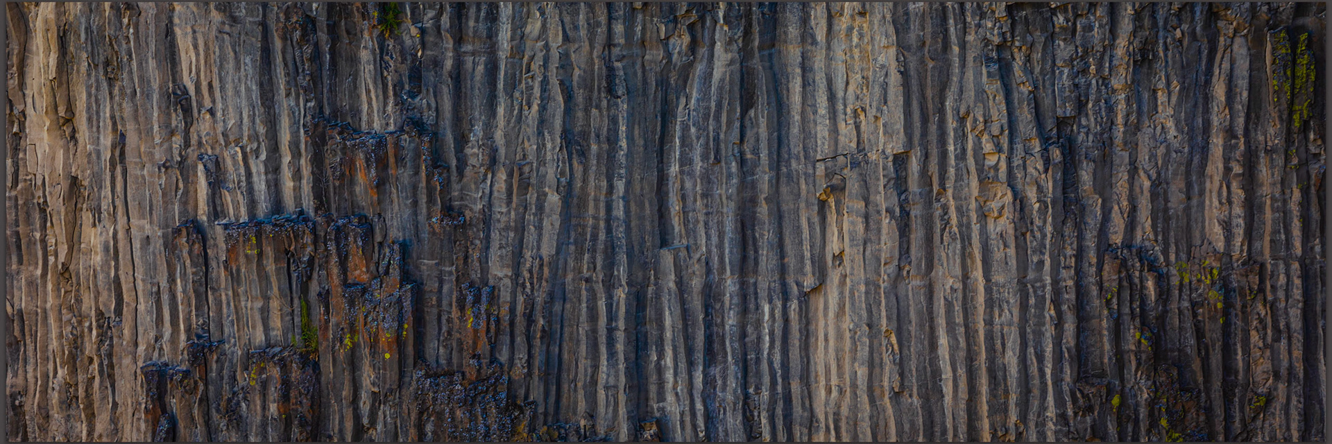 Blue dihedrals. Palouse Falls, WA, USA