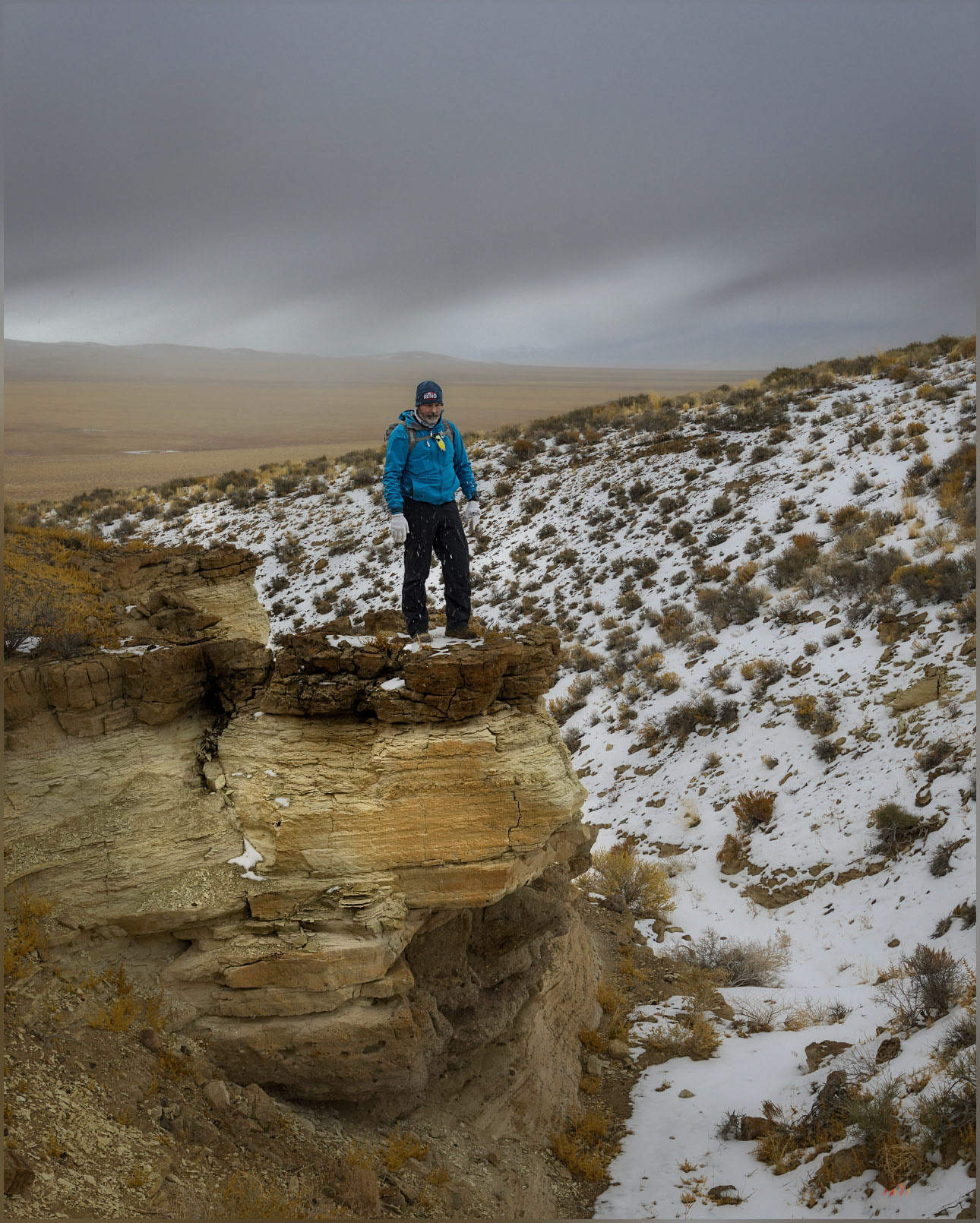 Tuffs. Cenozoic volcanic rocks of the Monitor Hills, Great Basin Desert, NV, USA