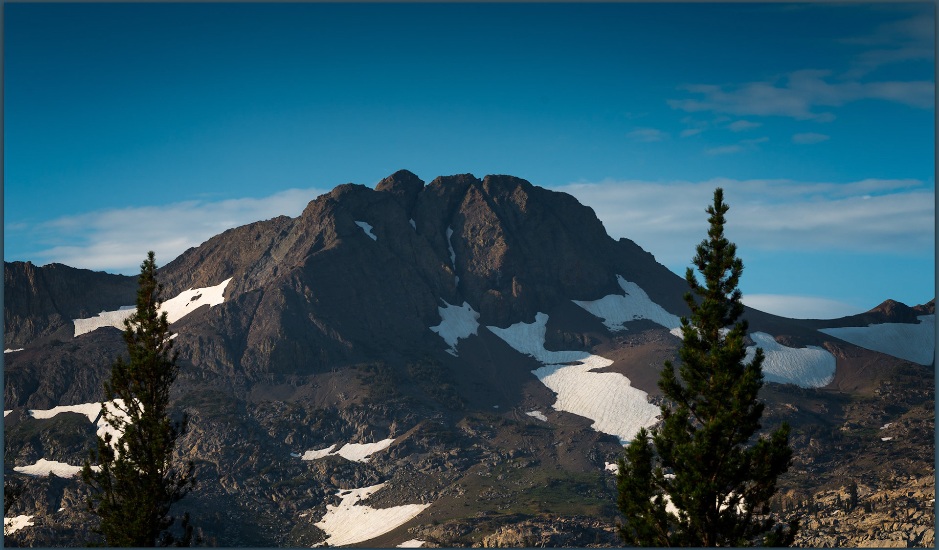 Round Top. Rising above Carson Pass, Central Sierra Nevada, CA, USA