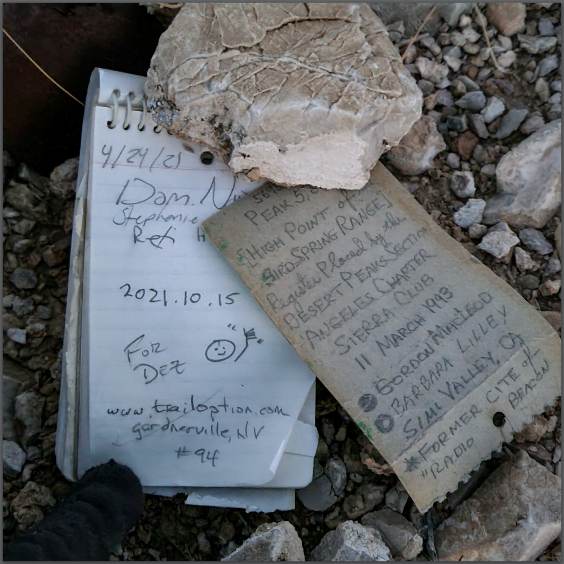 Summit register #94