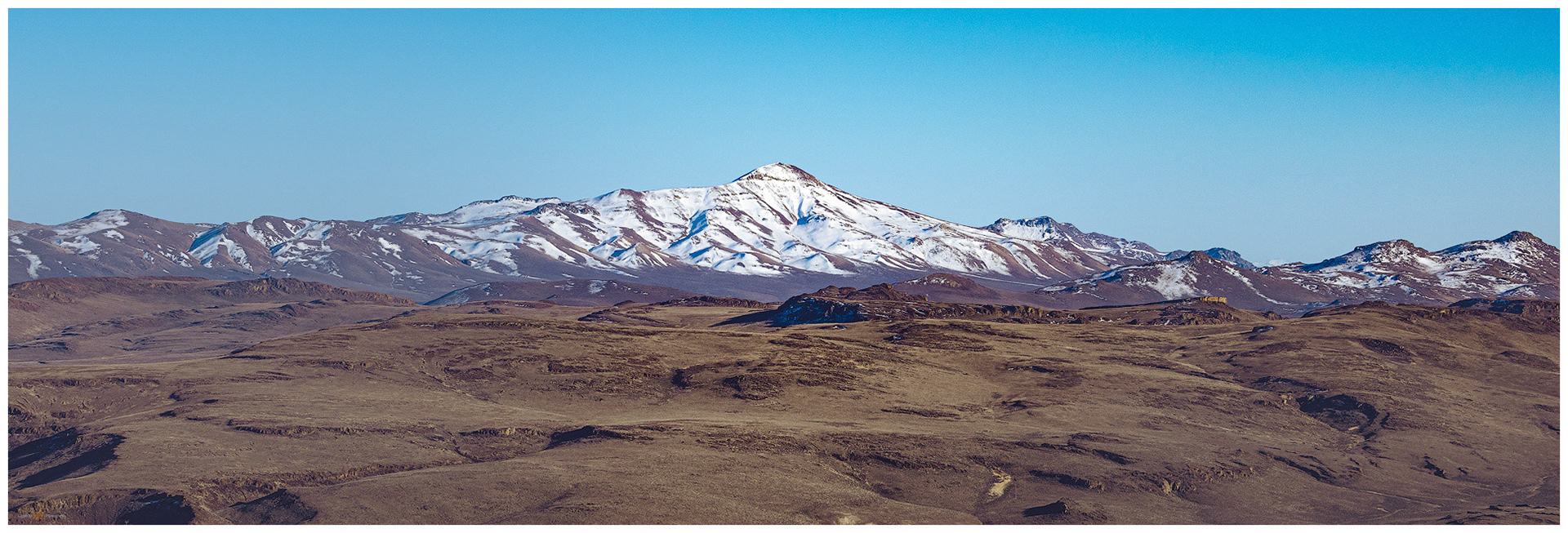 Donnelly Peak from Mahogany summit, Great Basin Desert, Nevada.