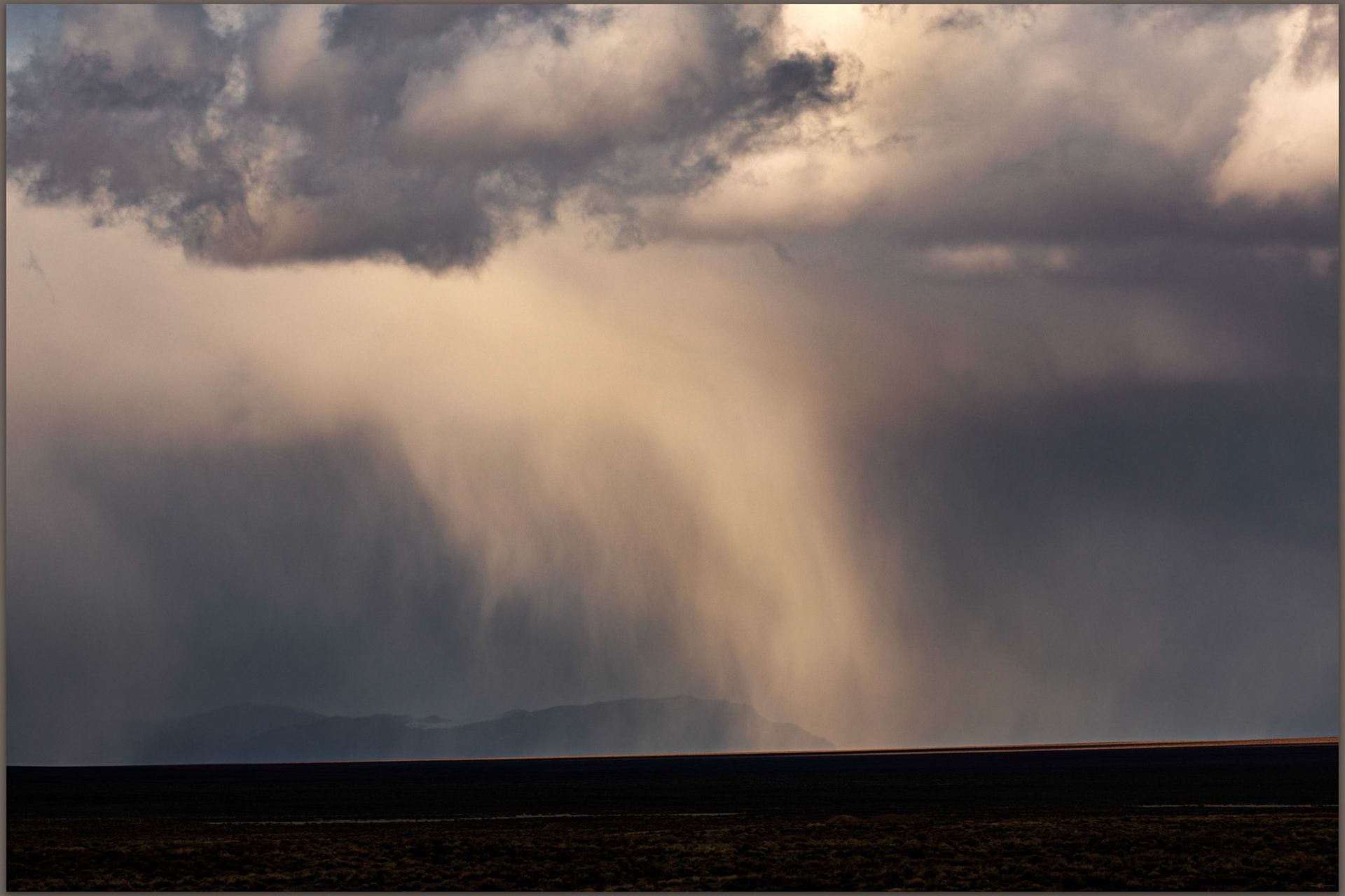 Ione Valley squalls. Ione Valley, Great Basin Desert, NV, USA