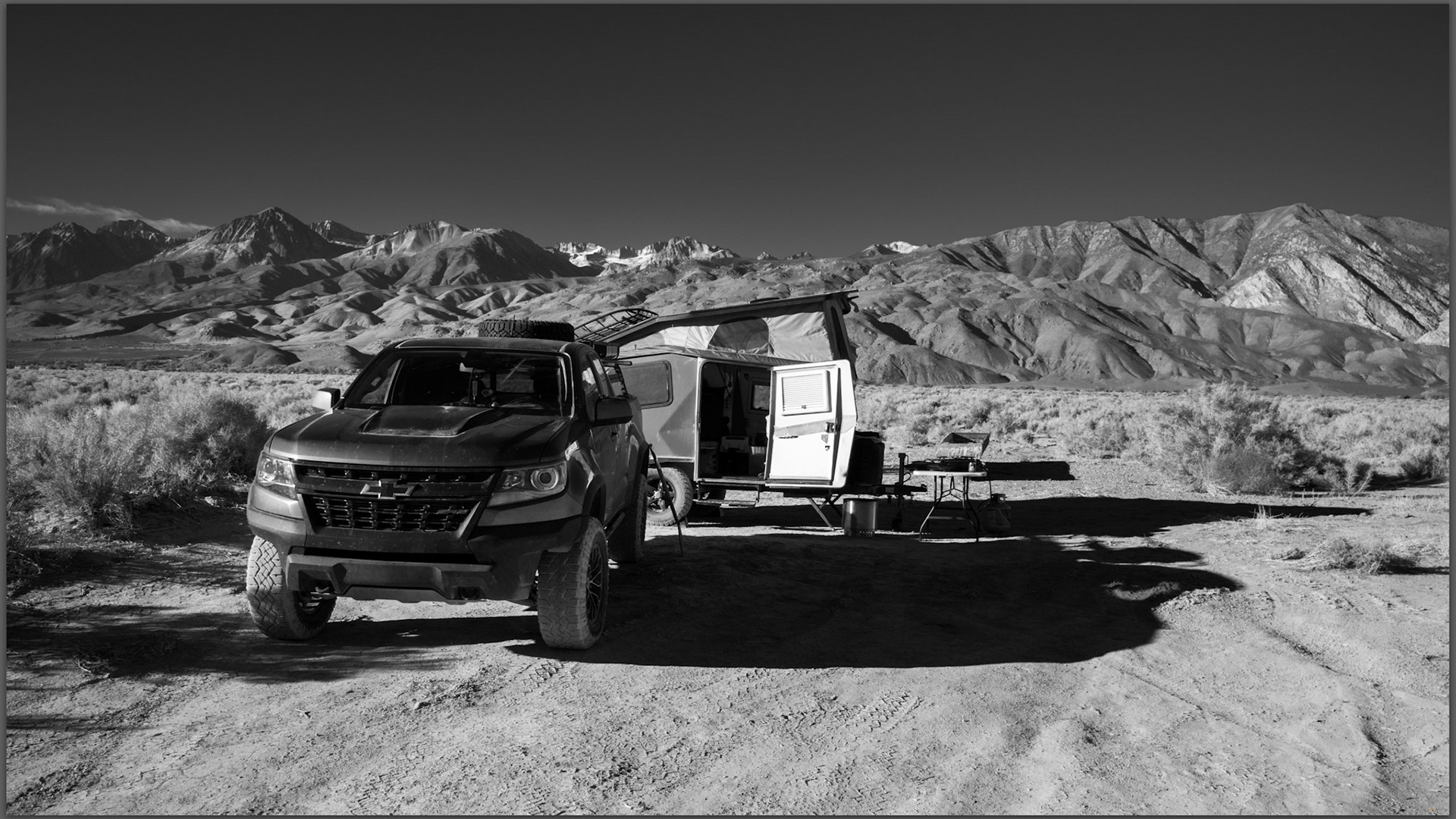 OVRO camp, along the Owens River, Eastern Sierra, CA, USA