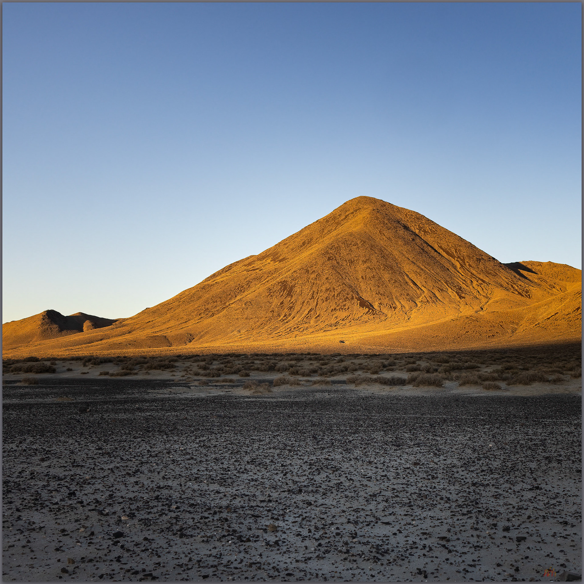 Black Mountain. High point (#104) of the Bluewing Mountains, Great Basin Desert, NV