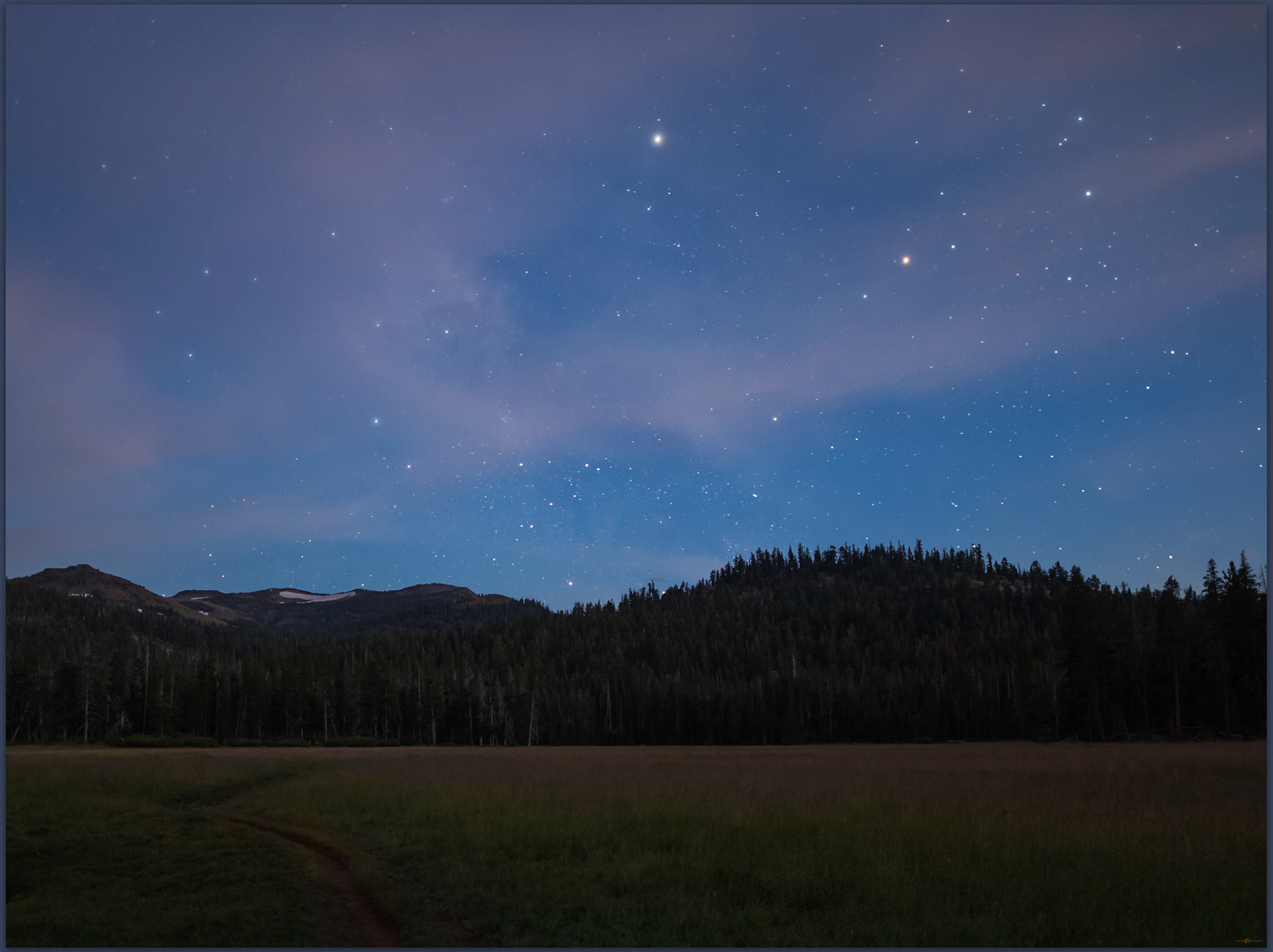 Rowan's Night. A portfolio keeper on many levels., Big Meadow, Carson Range, CA, USA