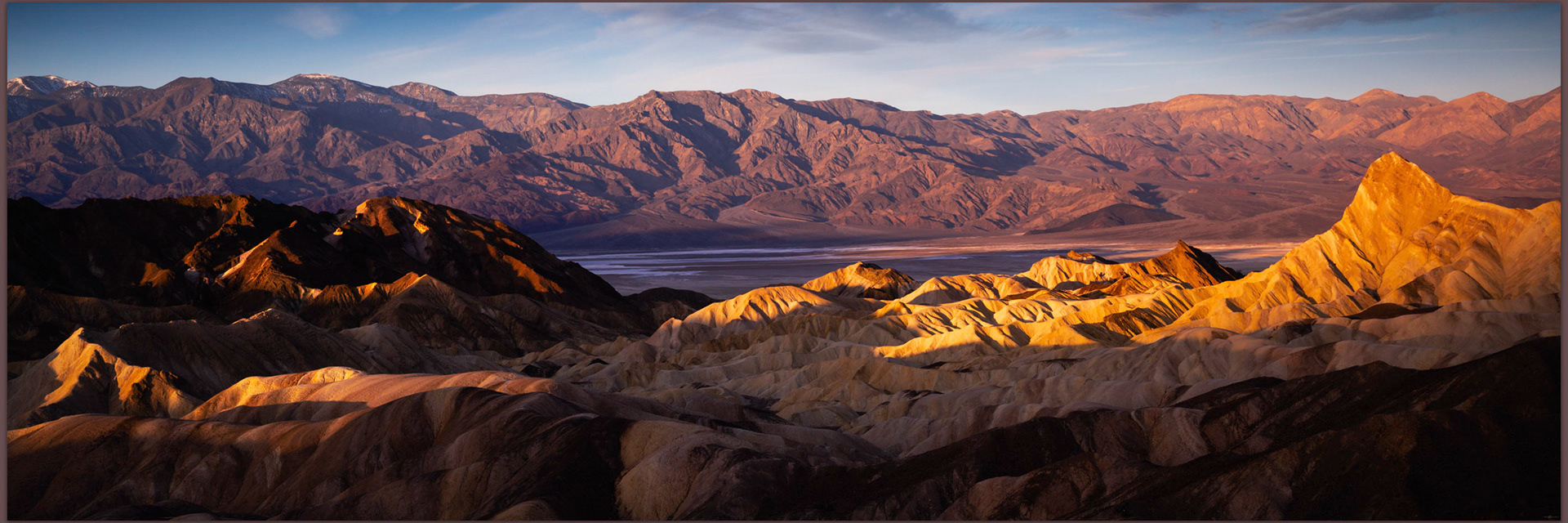 Zabriskie sunrise. This shot presents itself most winter mornings, Death Valley National Park, CA, USA