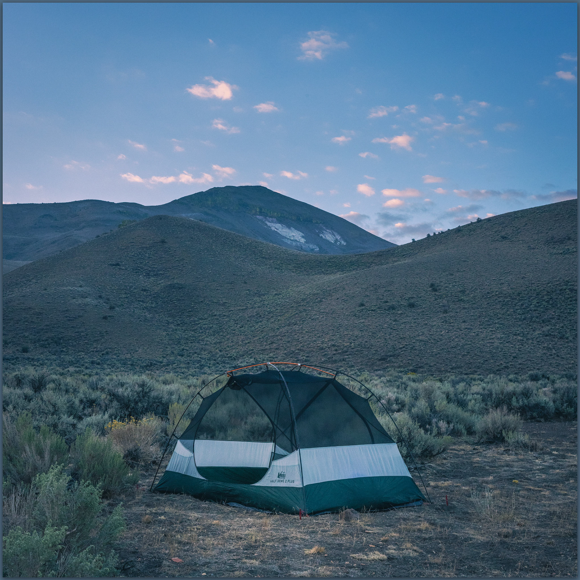 First light as we leave for the climb to Donnelly Peak, Great Basin Desert, USA