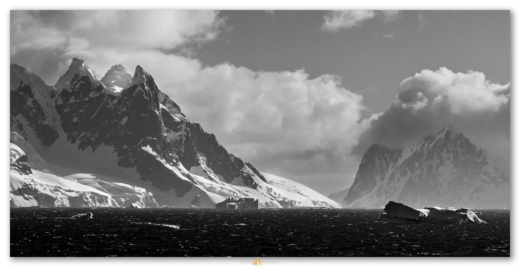 Winds of change. Squalls building along the Antarctic Peninsula