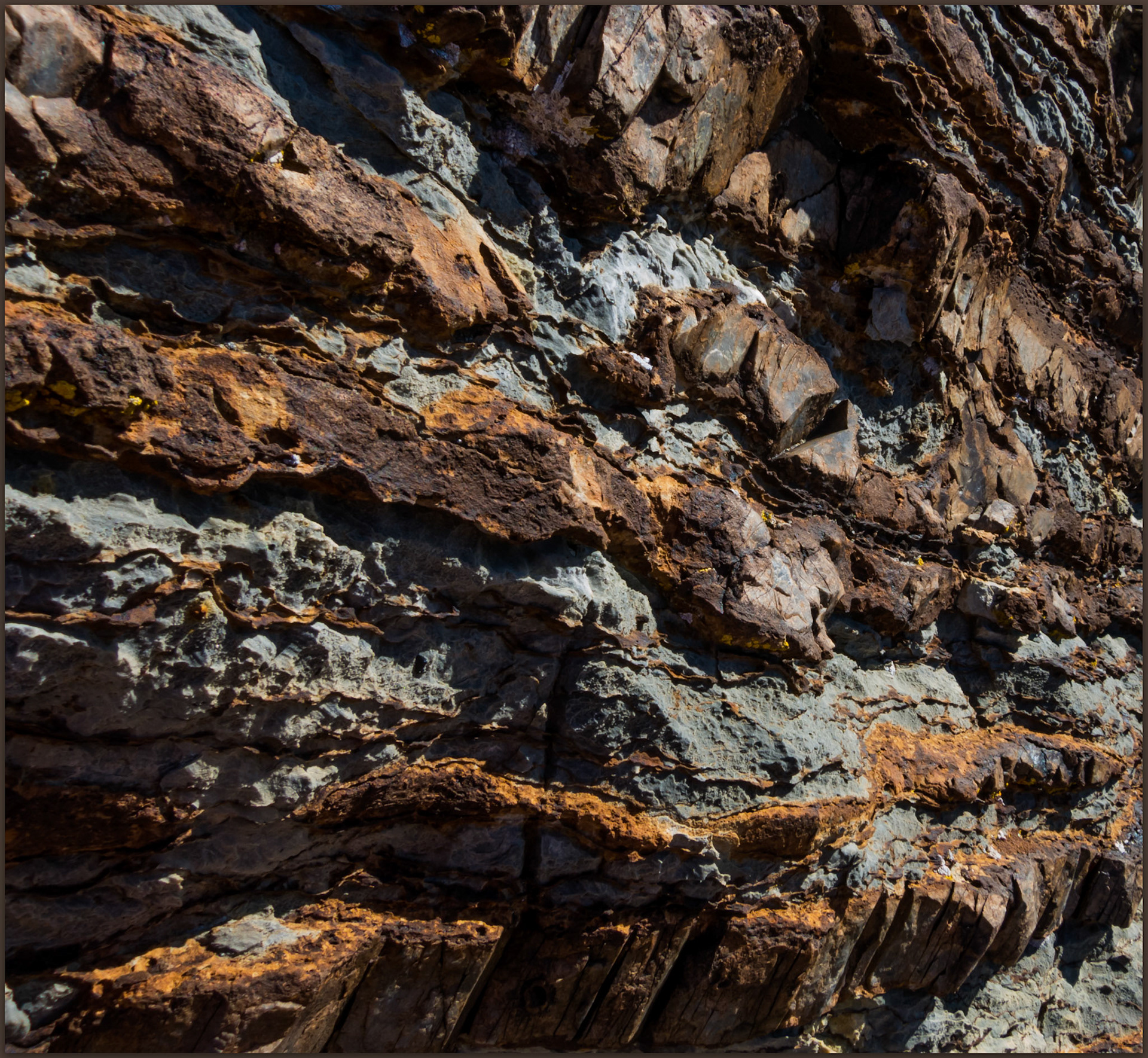 Strat texture. Grass Valley, Great Basin Desert, NV, USA