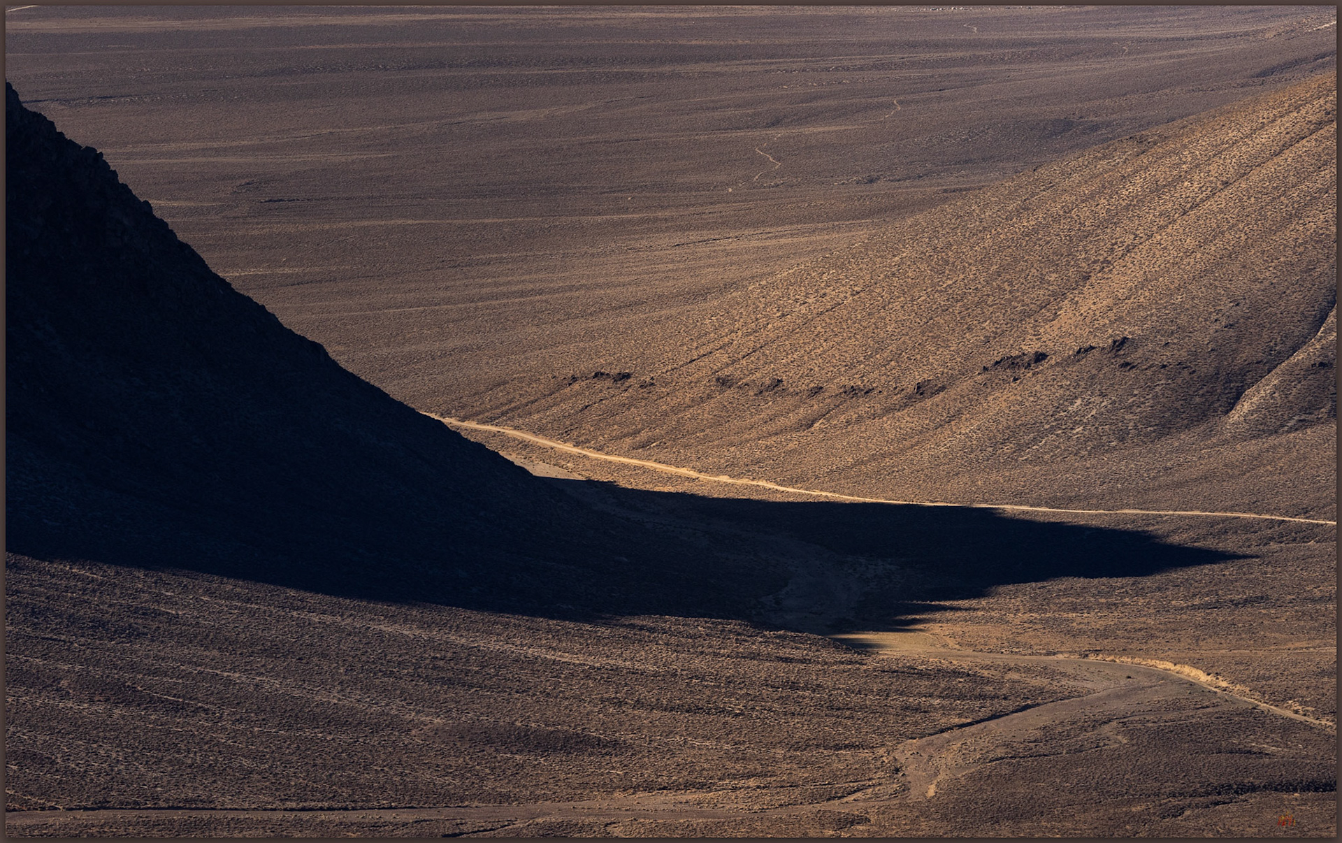 Rills. Bluewing Mountains, Great Basin Desert, NV