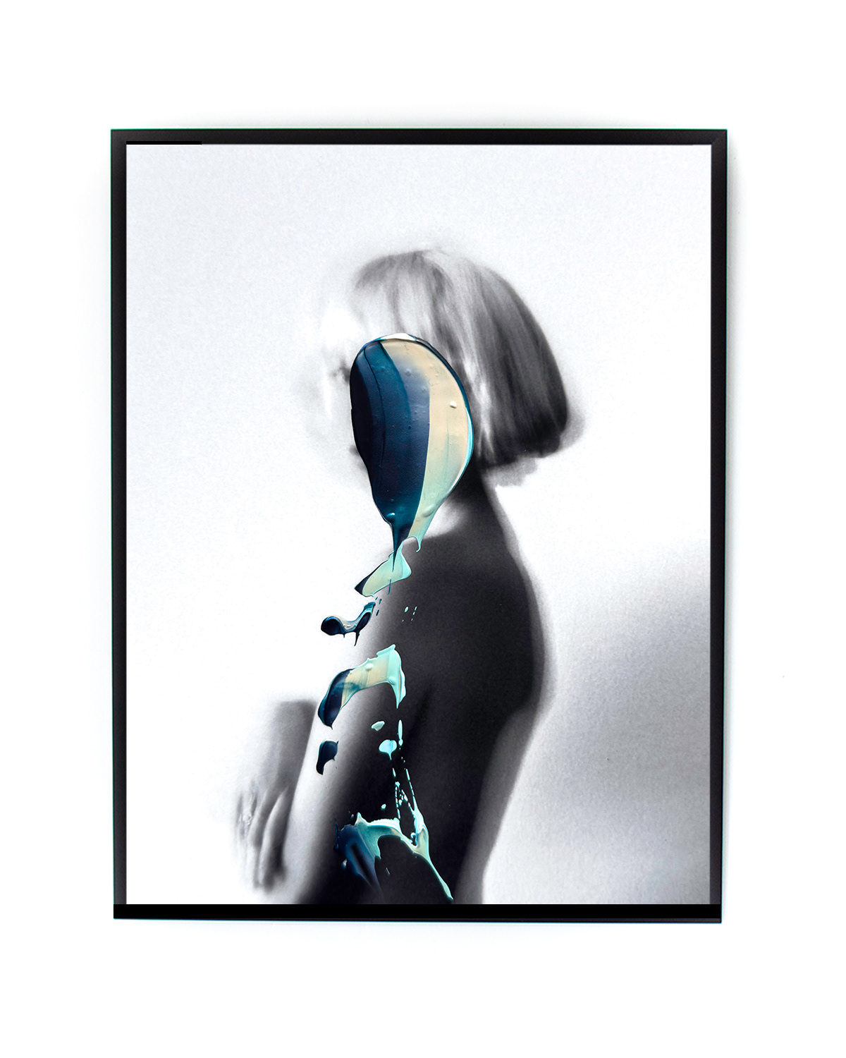 Adriana, 2025 | Photo print with acrylic paint | 18 x 24 cm | Unique work | €375,-