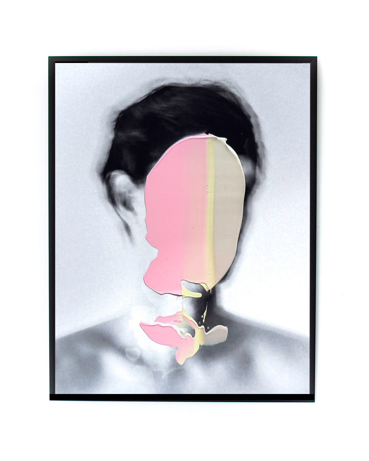 Roberto, 2025 | Photo print with acrylic paint | 18 x 24 cm | Unique work | €375,-