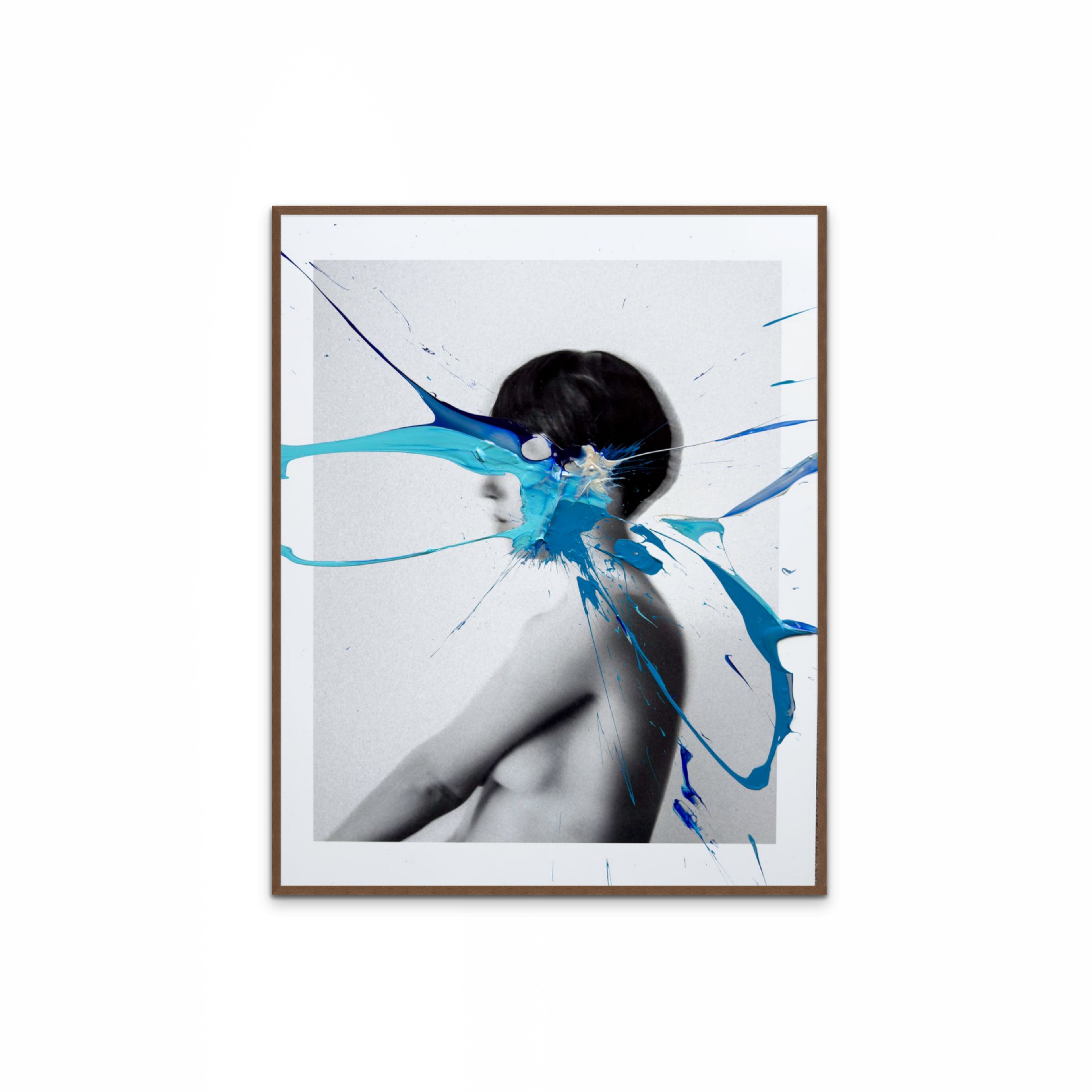 Claire, 2025 | Photo print with acrylic paint | 80 x 100 cm | Unique work | €2400,-