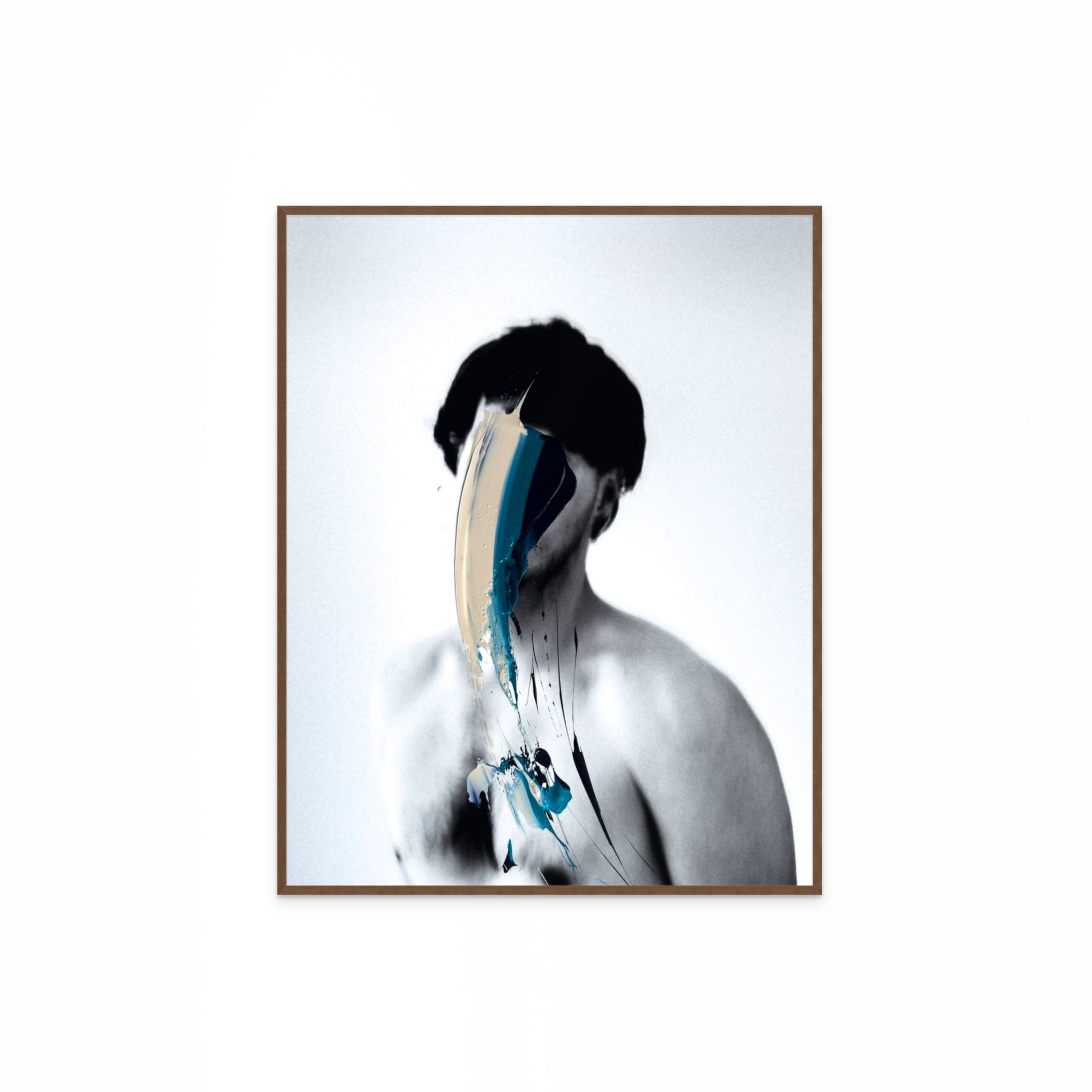 Fernando, 2025 | Photo print with acrylic paint | 80 x 100 cm | Unique work | €2400,-