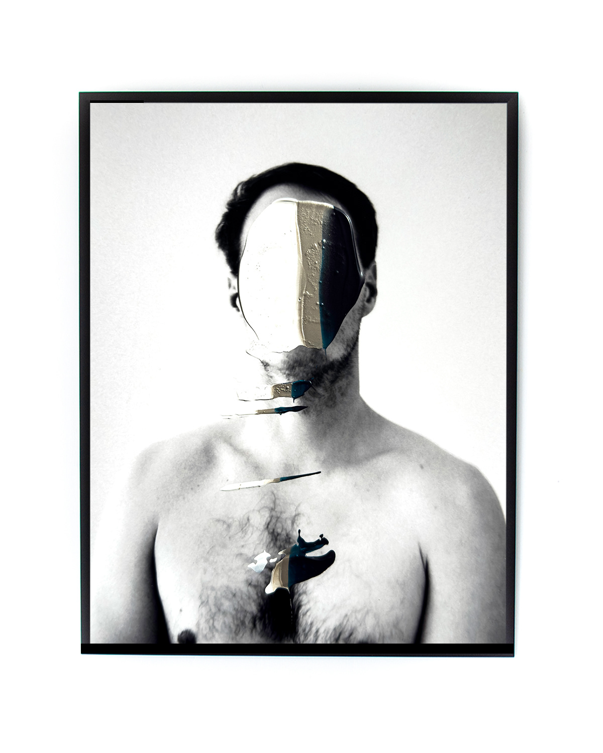 Rui, 2025 | Photo print with acrylic paint | 18 x 24 cm | Unique work | €375,-