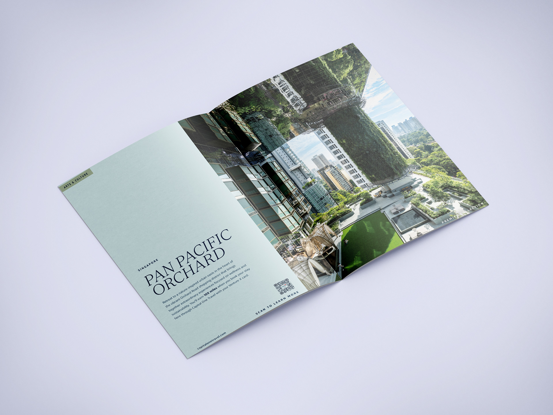 Lux Travel booklet center page