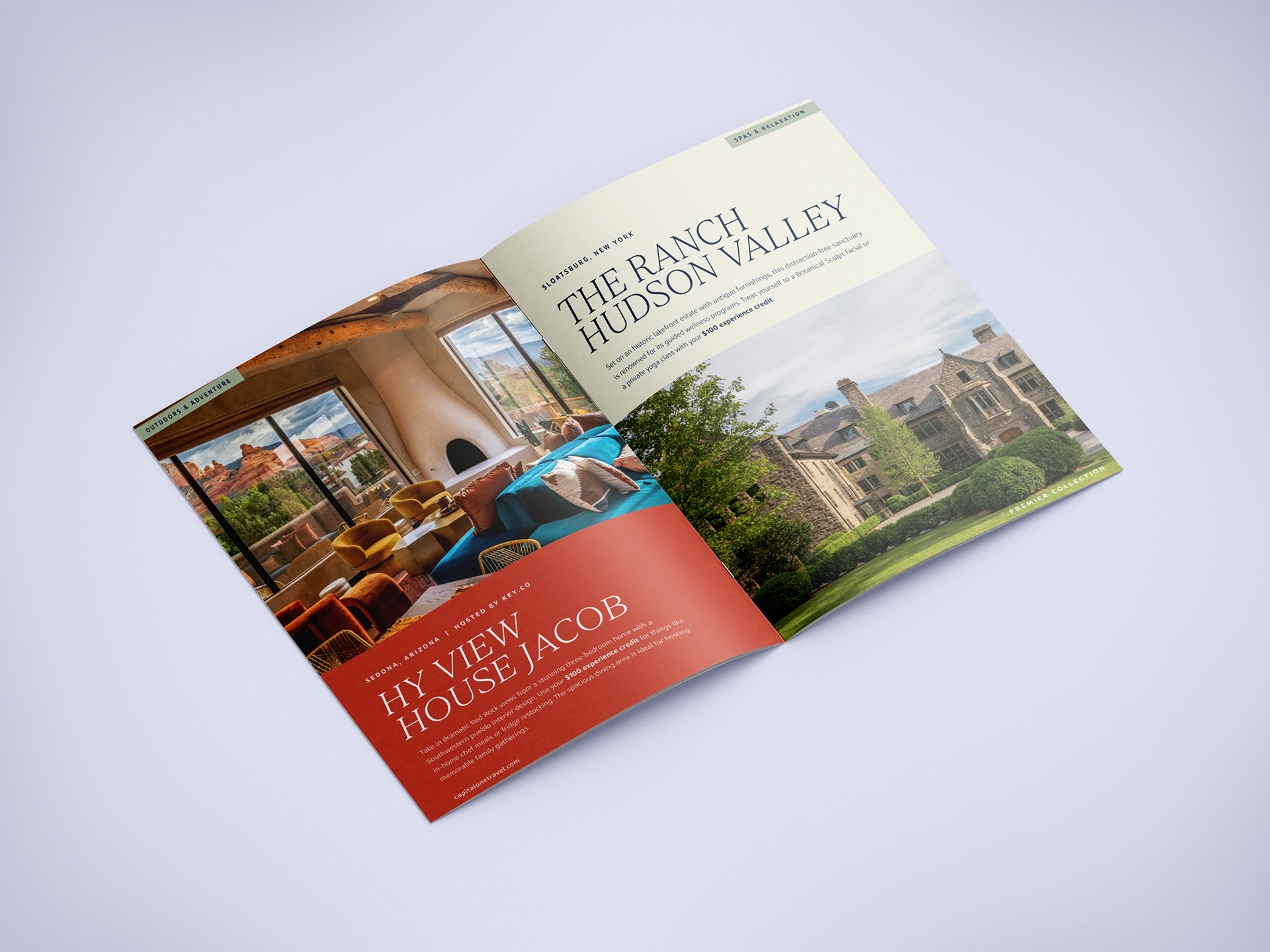 Lux Travel booklet page three and four