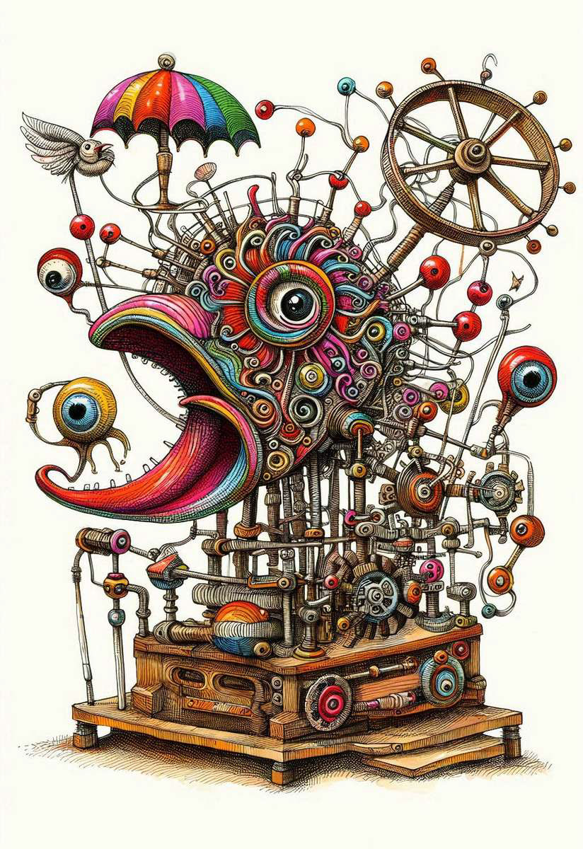 The Twittering Machine 2.0 - Generated AI-Art - 2025