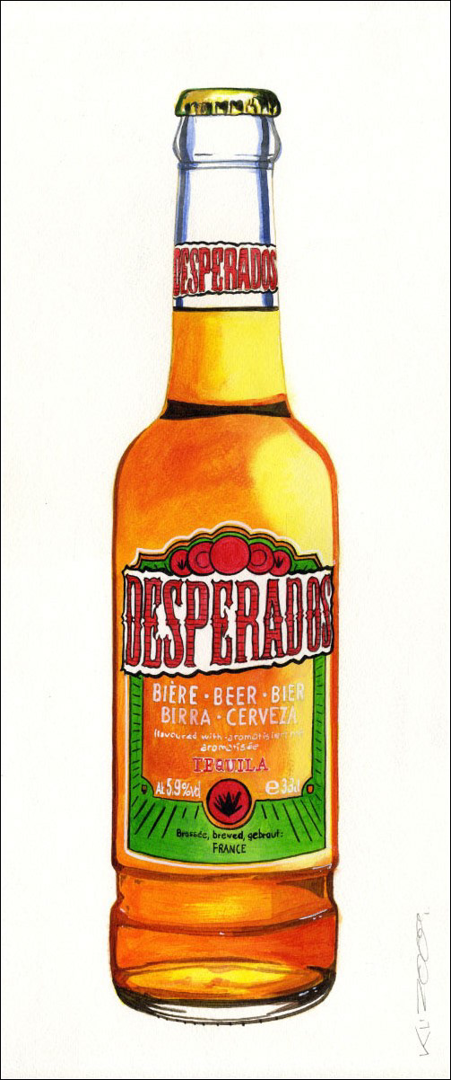 Desperados - Acryl auf Karton - 21 x 50 cm - 2013