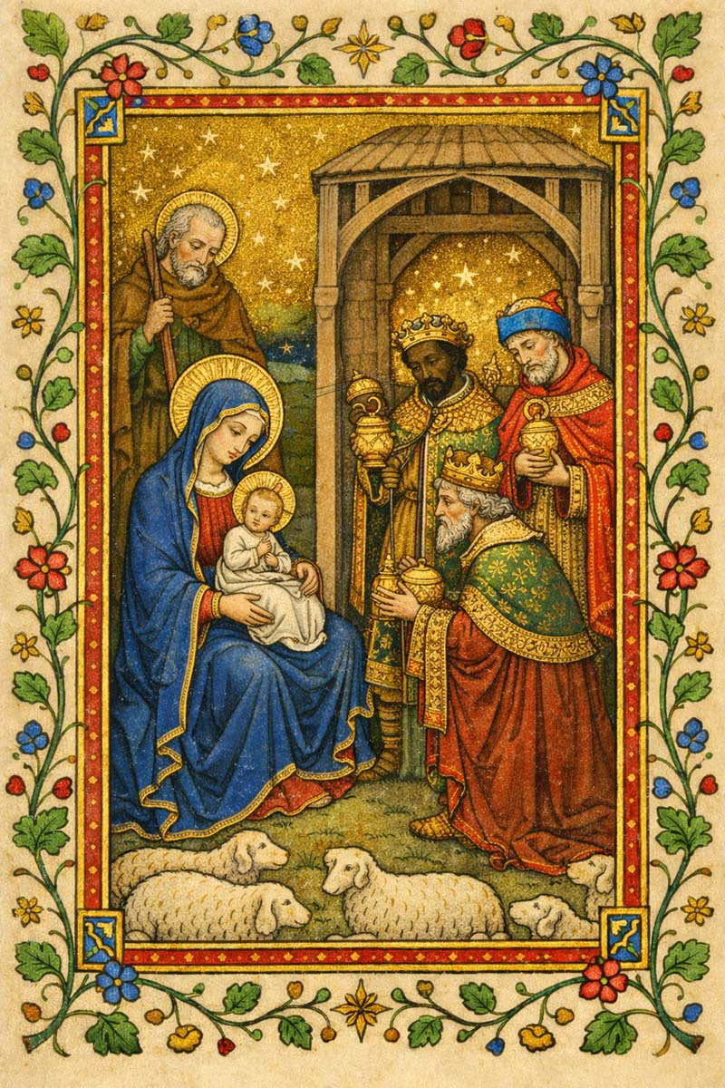 Anbetung der Könige- Generated AI Art - 2025