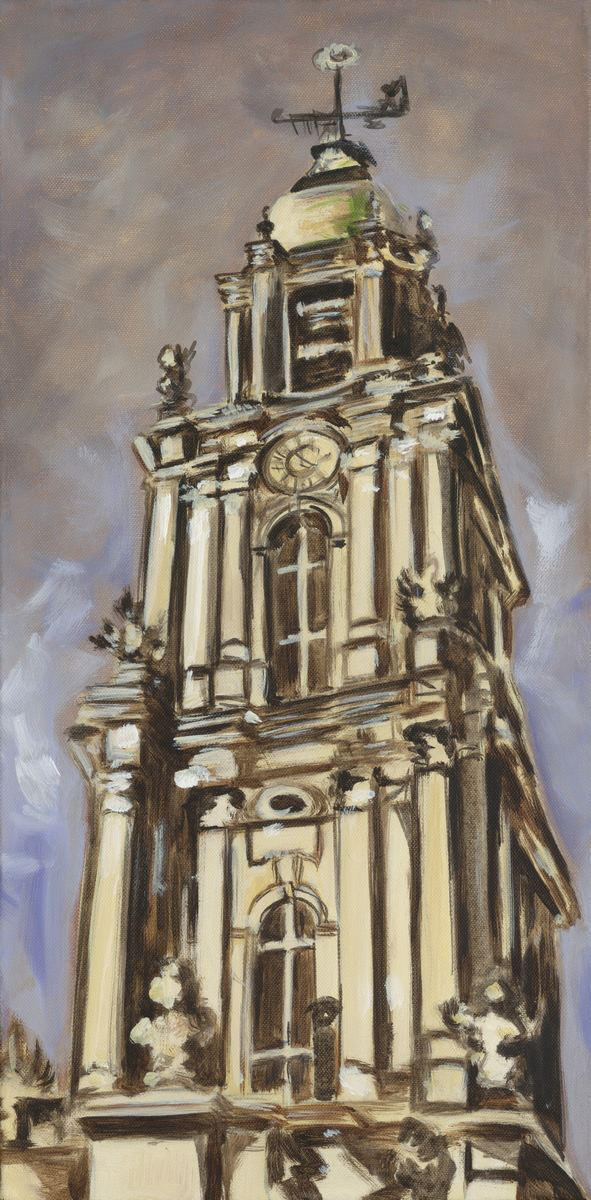 Potsdam Garnisonkirche - Acryl auf Leinwand - 30 x 60 cm - 2015