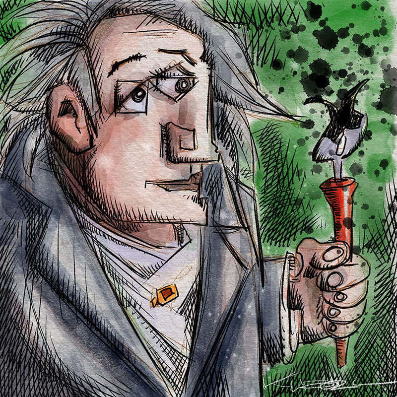 Johann Wolfgang von Goethe - Digital Art - 2024