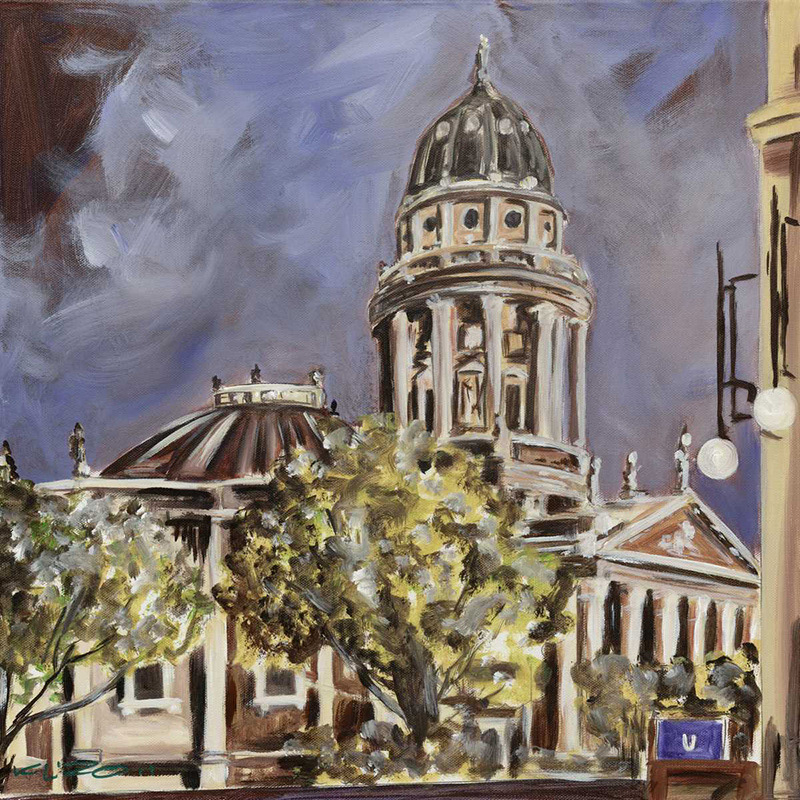 Am Gendarmenmarkt - Acryl auf Leinwand - 40 x 40 cm - 2011