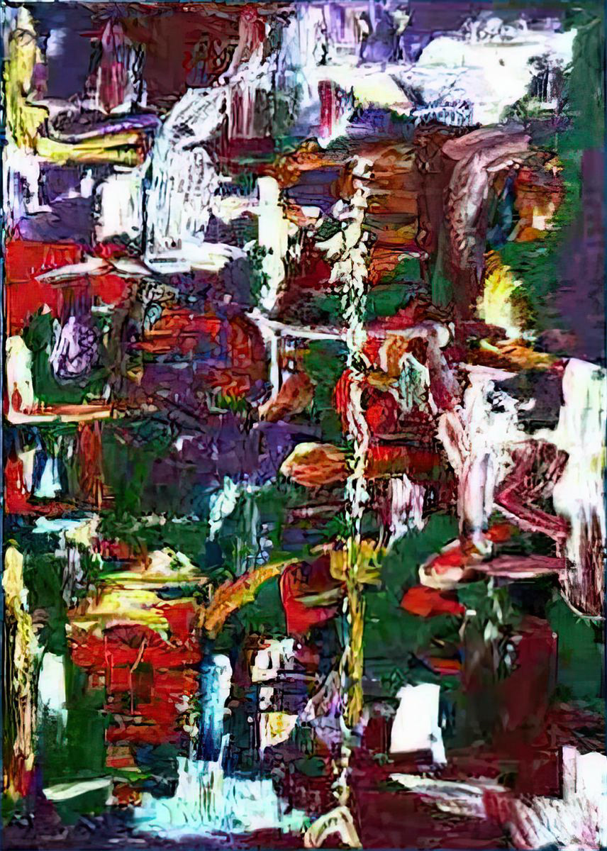 ABSTRAKT - Öl auf Leinwand - 1988