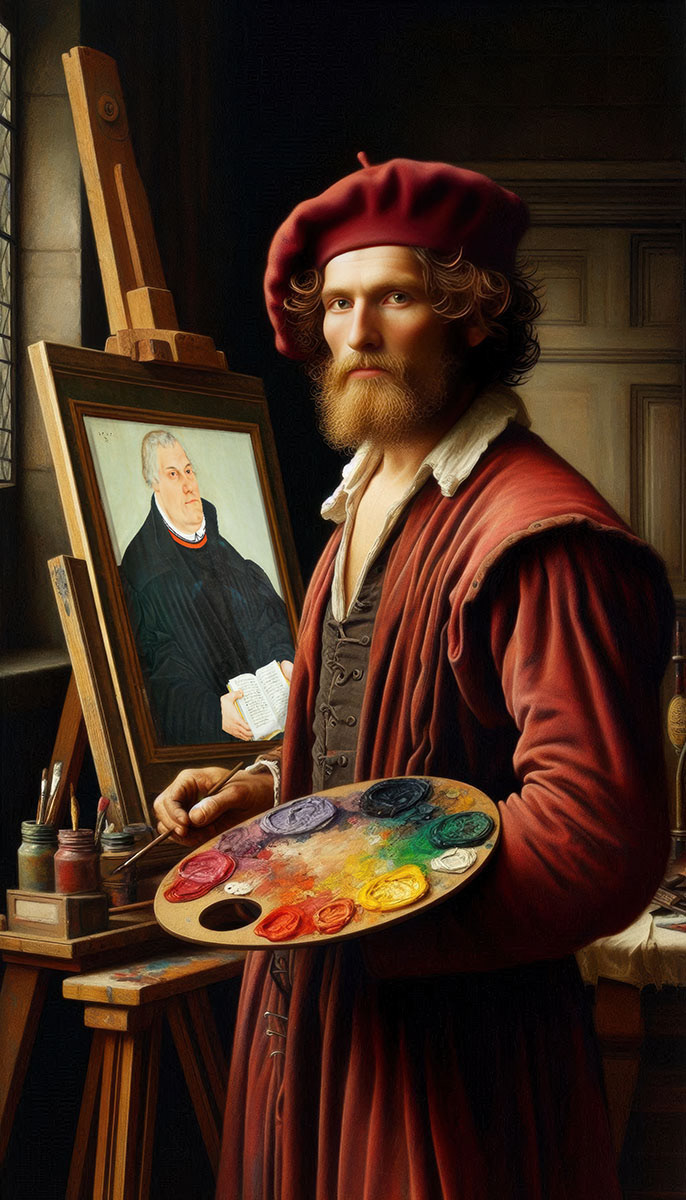 Lucas Cranach d.J. - Generated AI Art - 2025