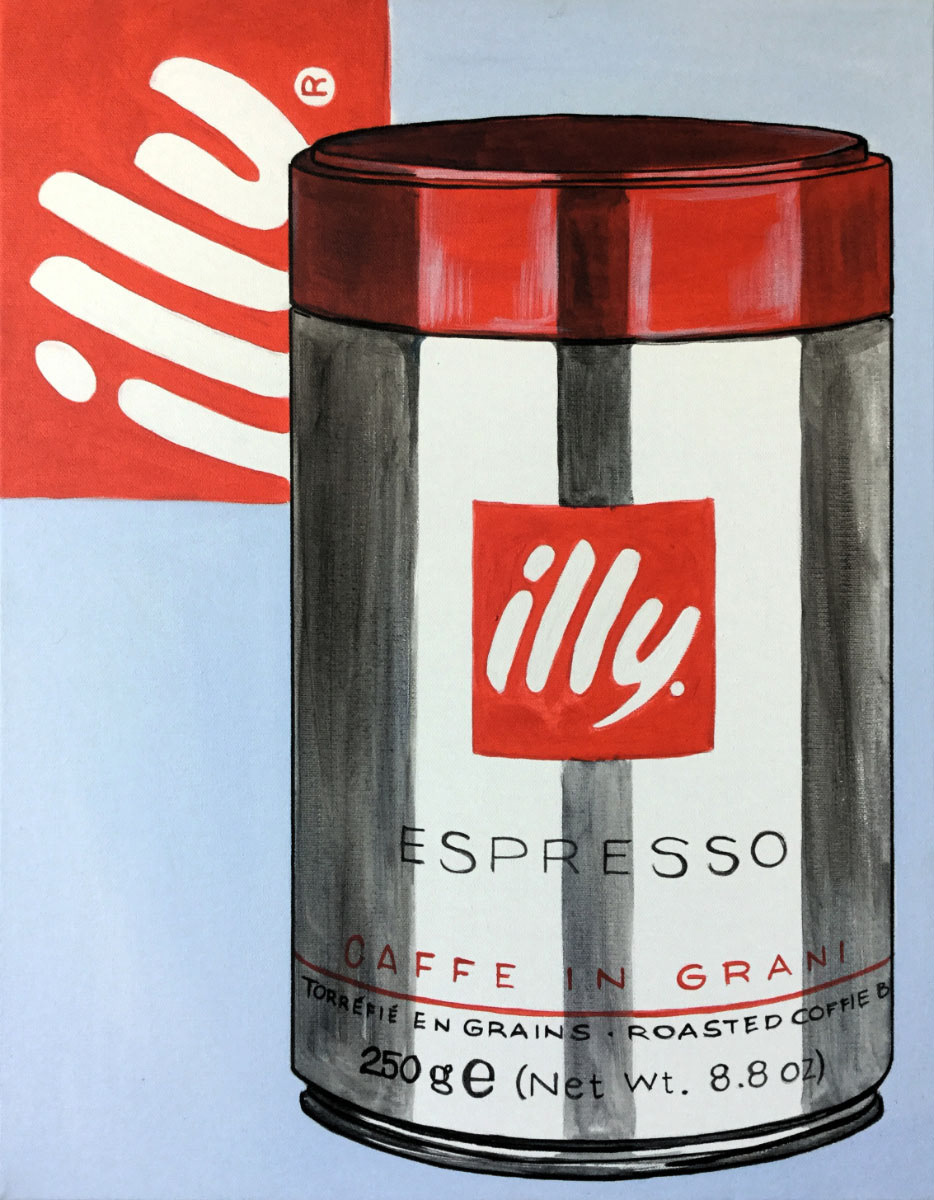 ILLY Coffee - Acryl auf Leinwand - 40 x 50 cm - 2013