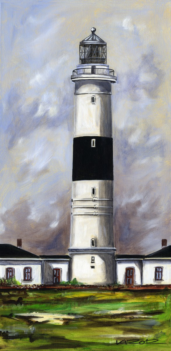Seefeuer Kampen (Langer Christian) - Acryl auf Leinwand - 30 x 60 cm - 2012