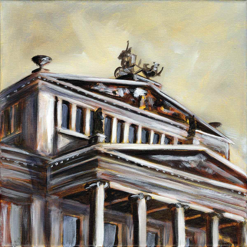 Schauspielhaus am Gendarmenmarkt - Acryl auf Leinwand - 30 x 30 cm - 2009