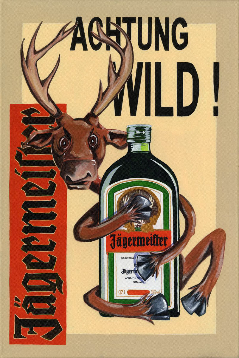 Achtung Wild! - Acryl auf Leinwand - 40 x 60 cm - 2010