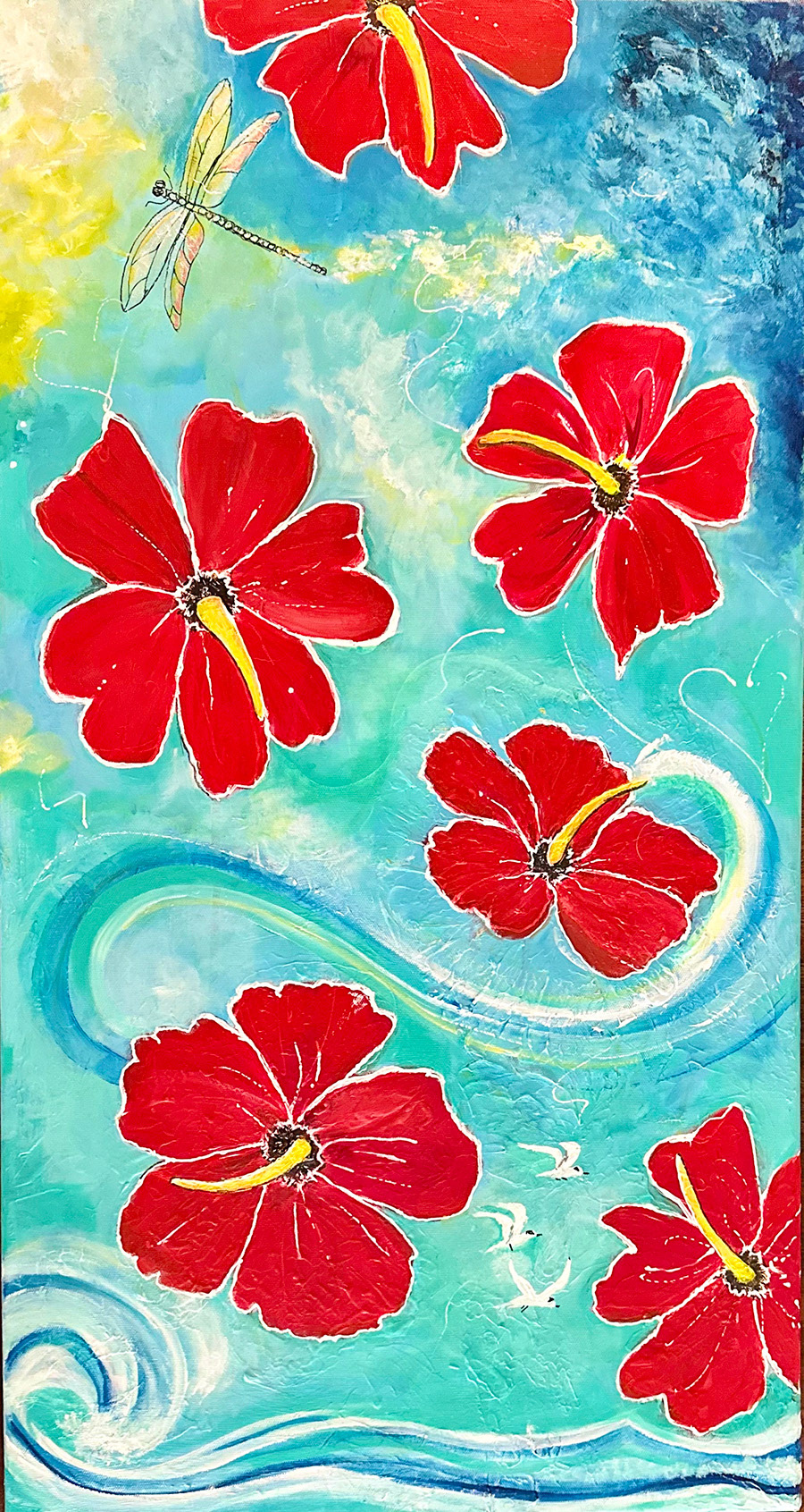 Floating Hibiscus