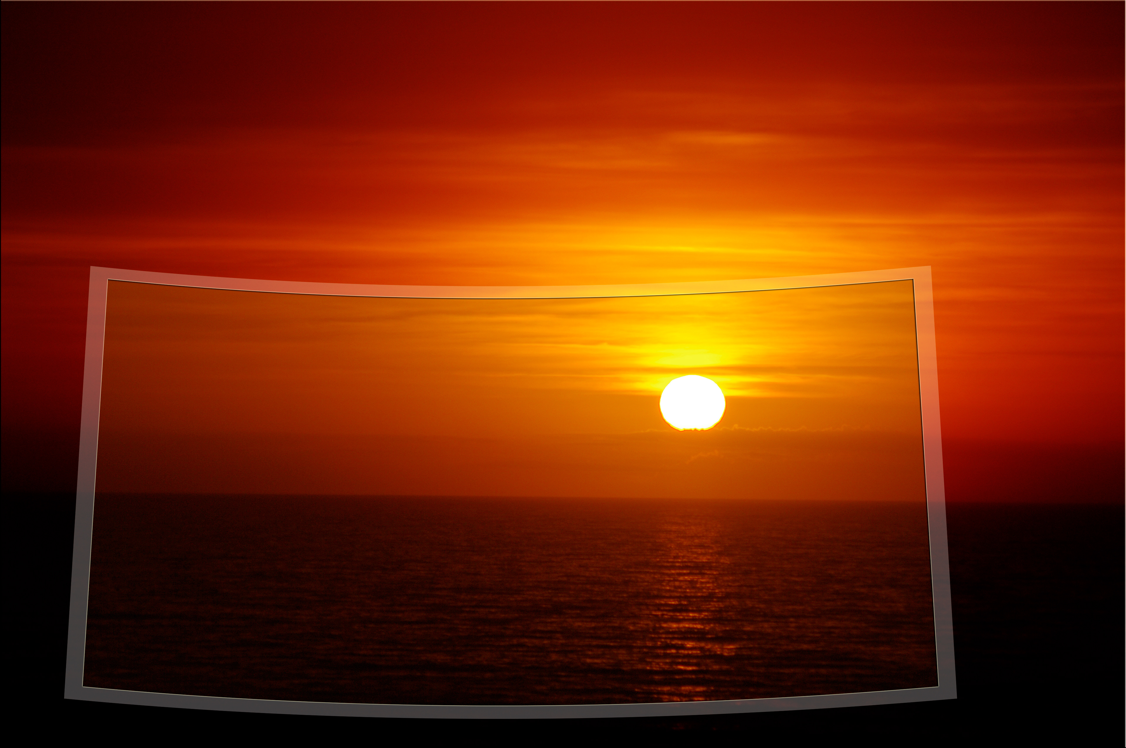 Sunrise Over The Ocean