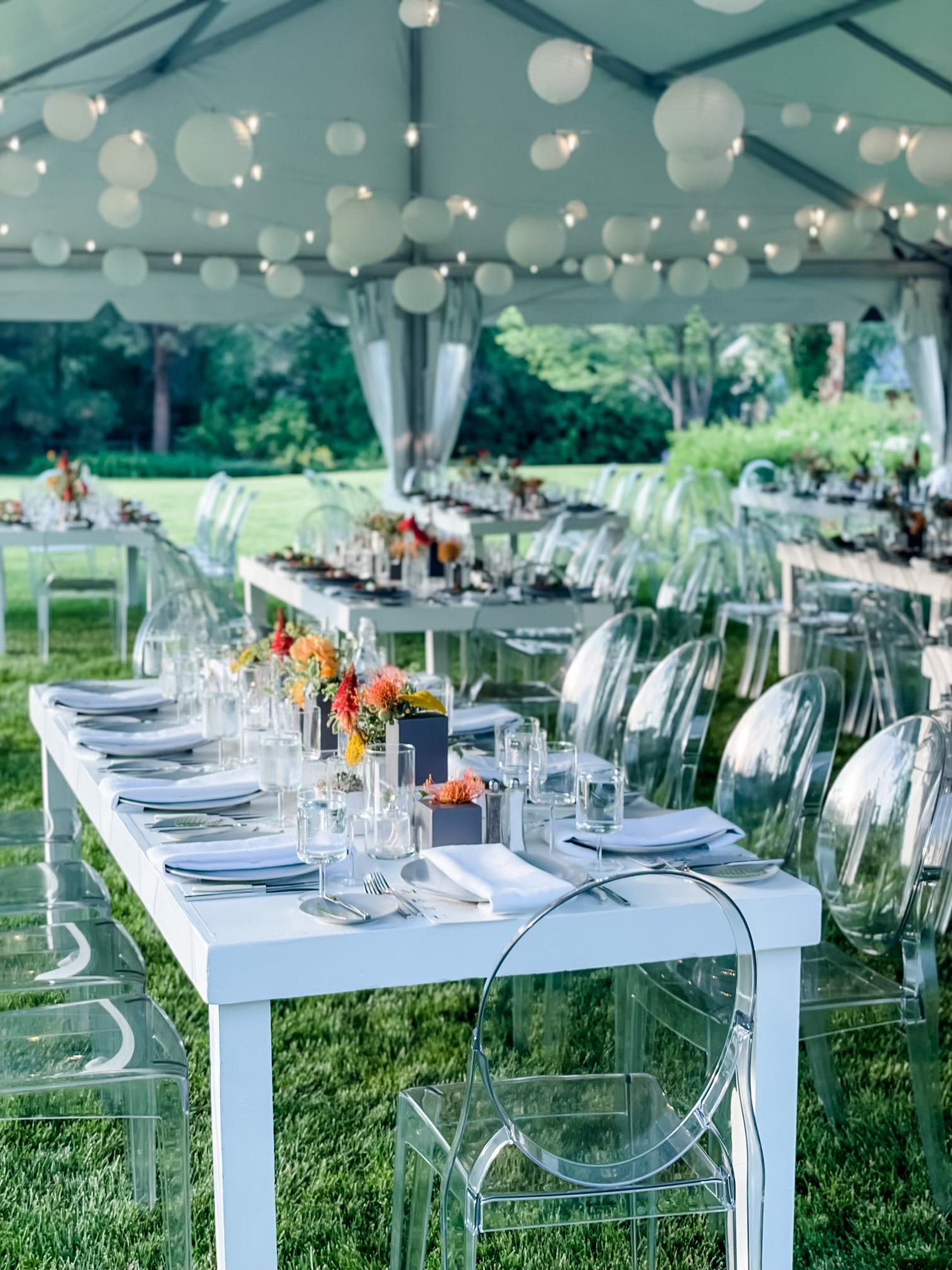 Modern Backyard Dinner