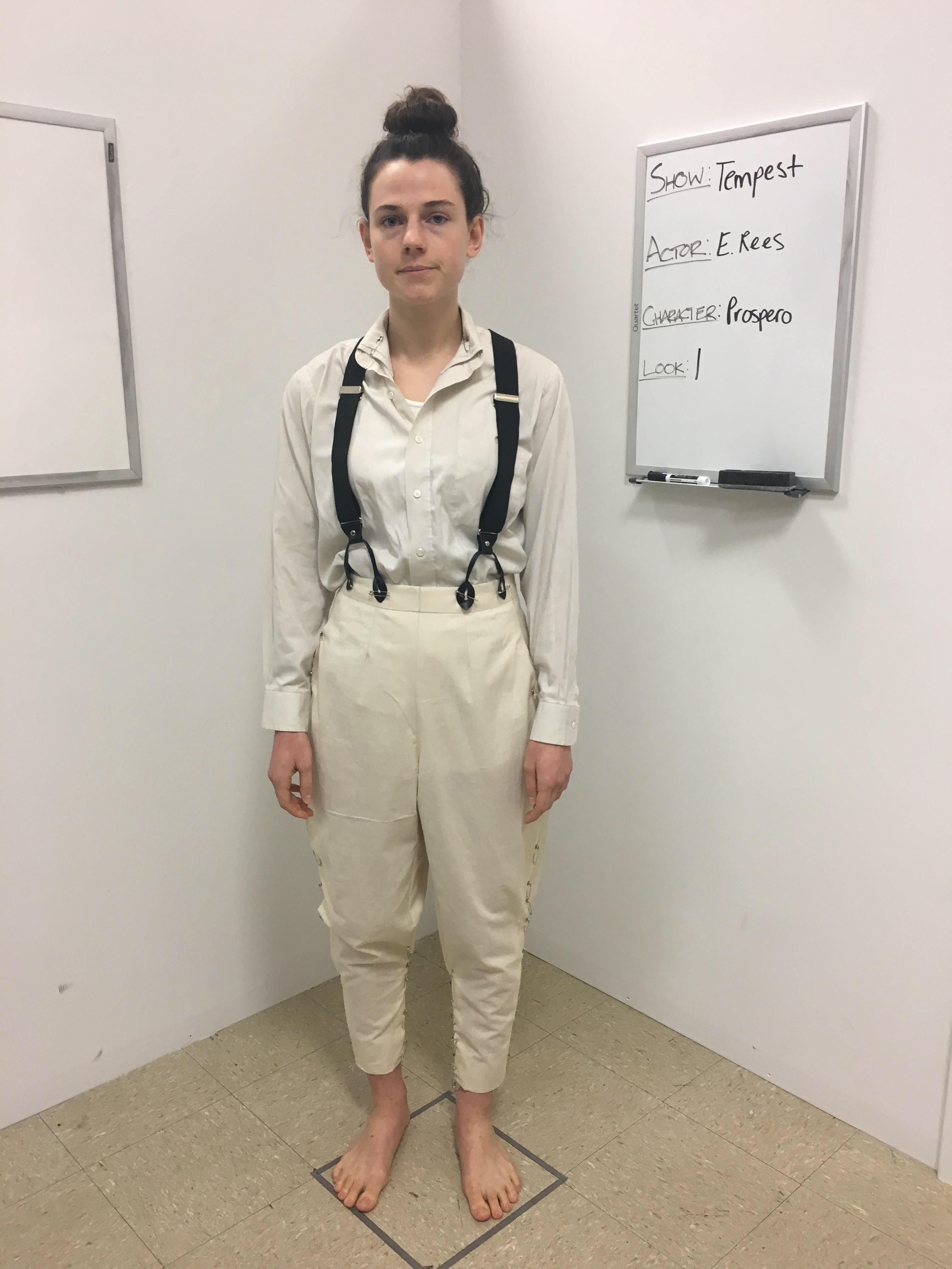 Prospero trouser Mock-Up fitting