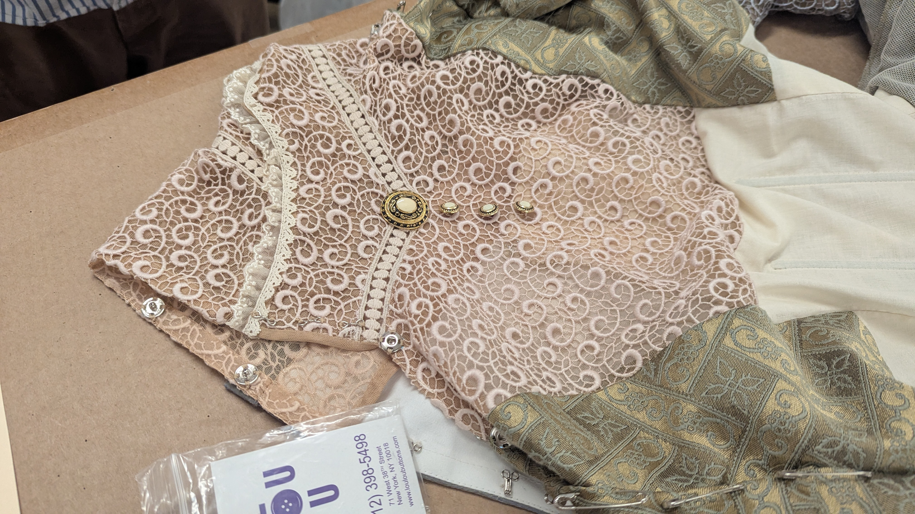 "Parade" Tour  -  cutting and stitching 