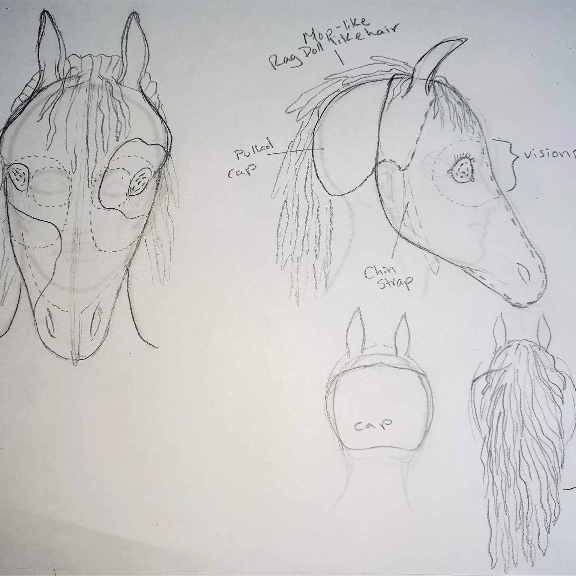 Skin Horse technical sketch