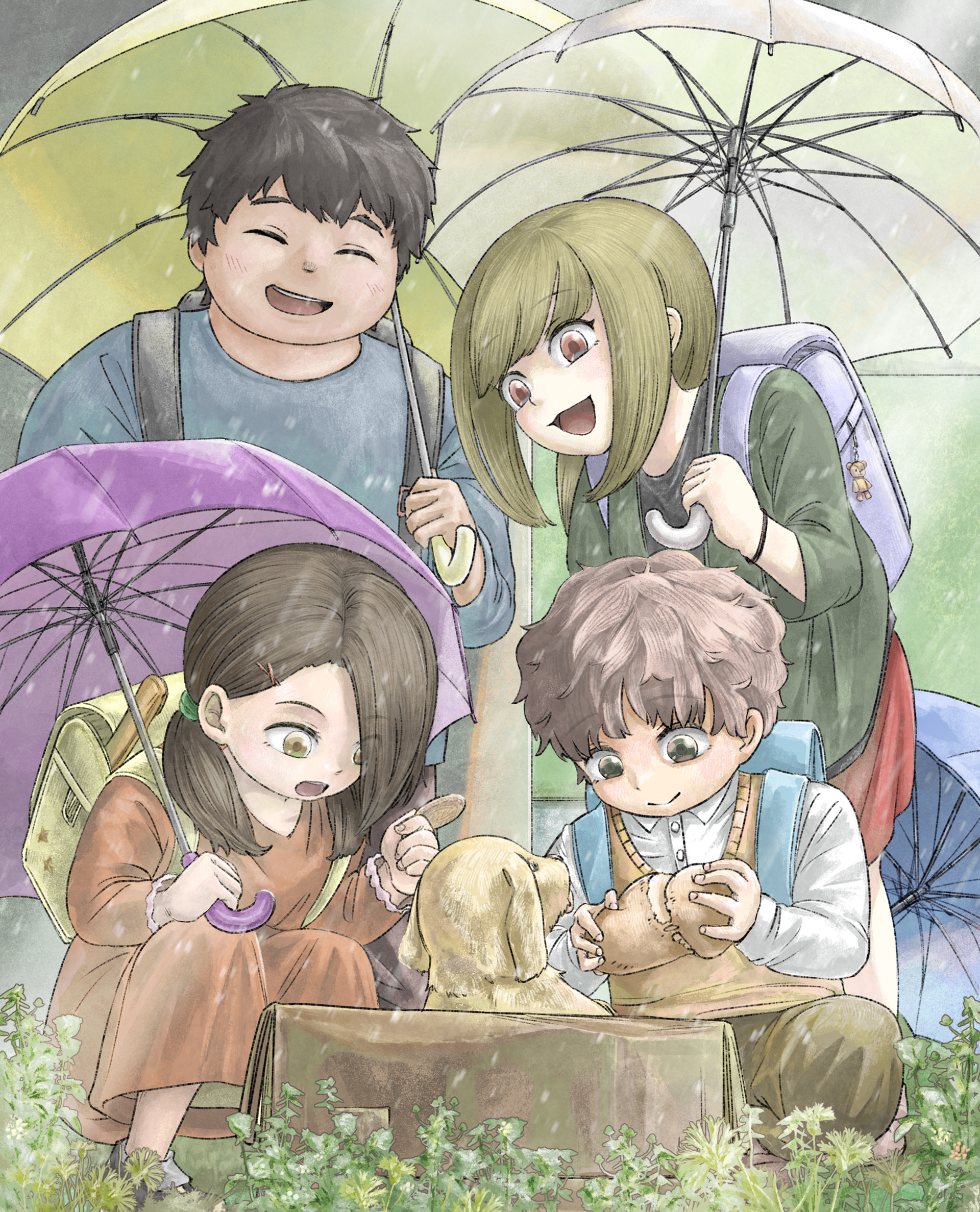 高架下の紫陽花
