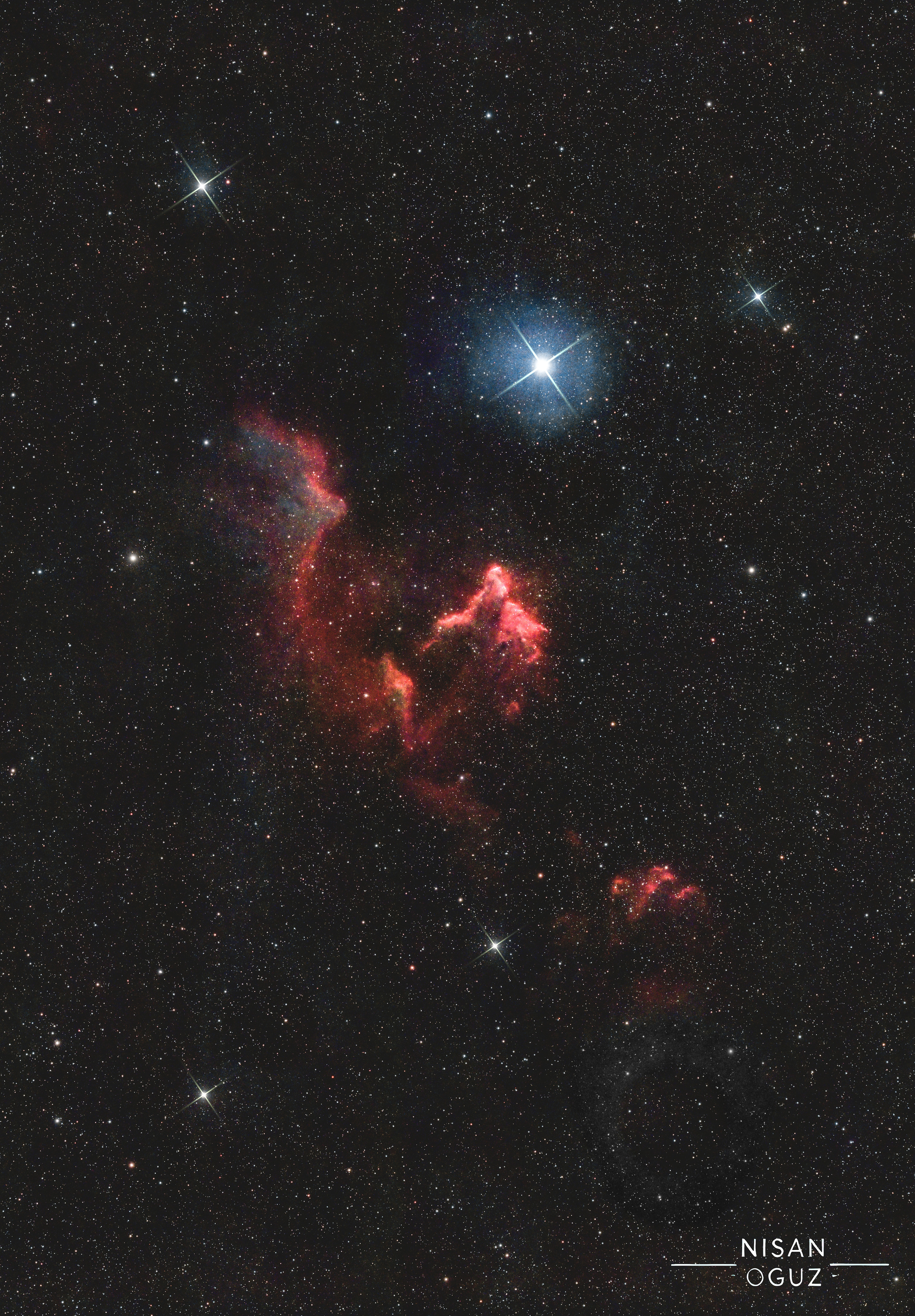IC 59 & IC 62 - The Ghost of Cassiopeia